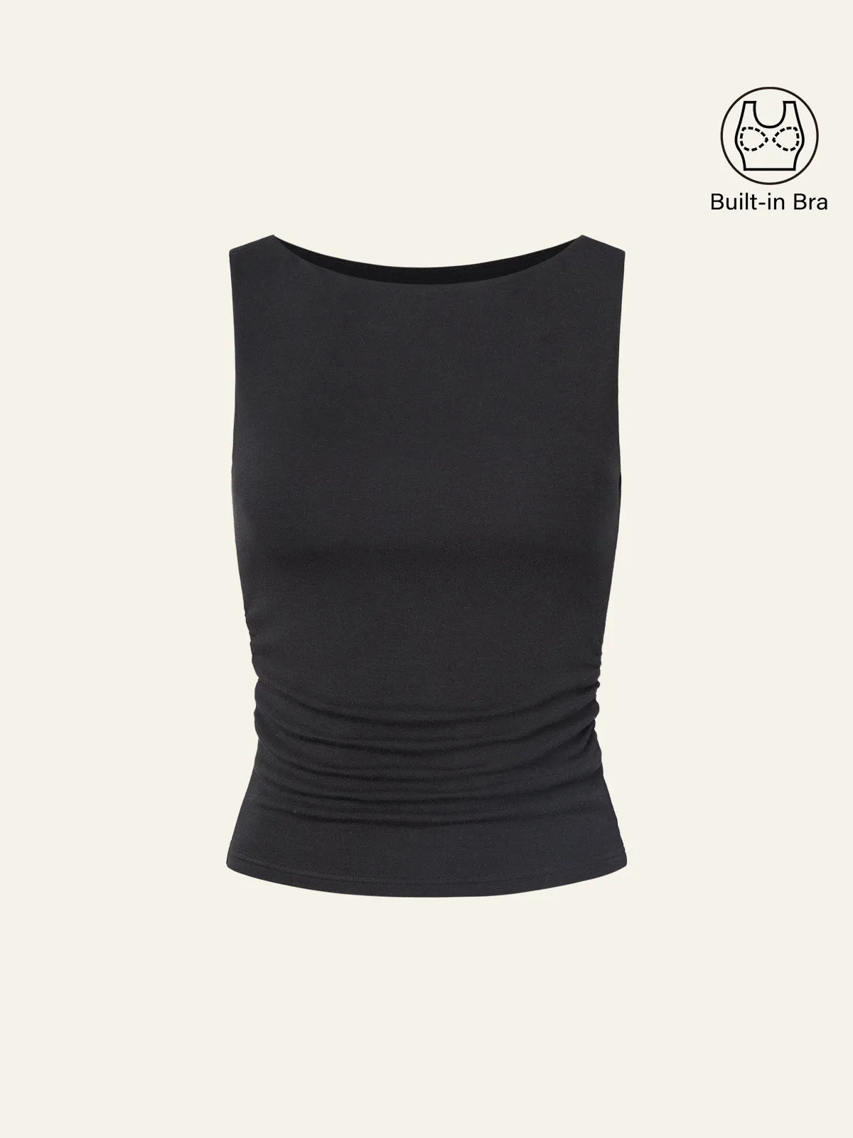 Boat Neck Bra Tank sold by OGLmove product image thumbnail 2
