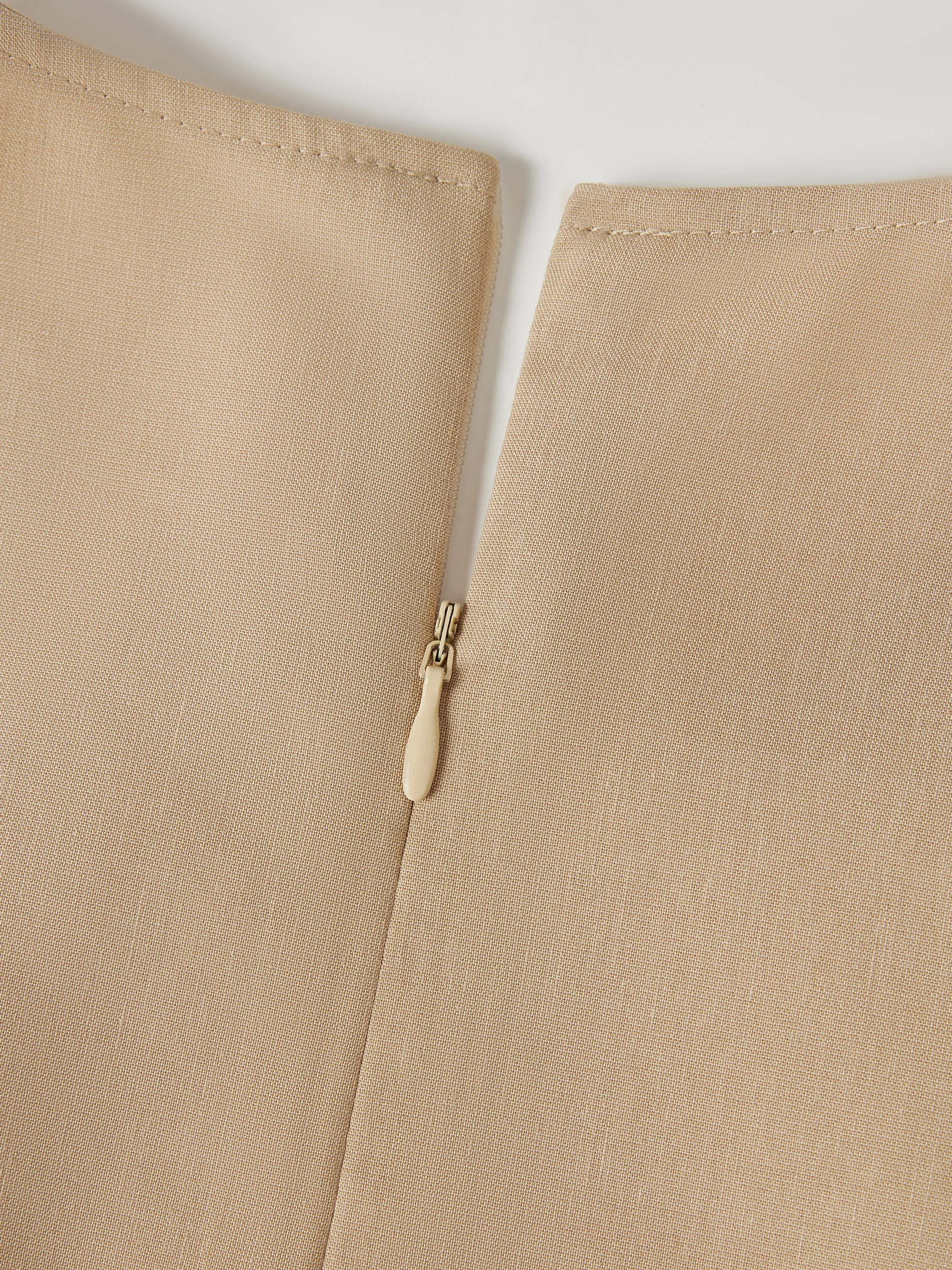 Summer Linen Pleated Self-Tie Top sold by OGLmove product image thumbnail 4
