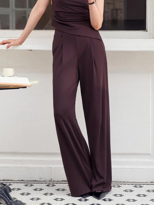 Stretchy Flowy High Rise Wide Leg The Success Pant made by OGLmove