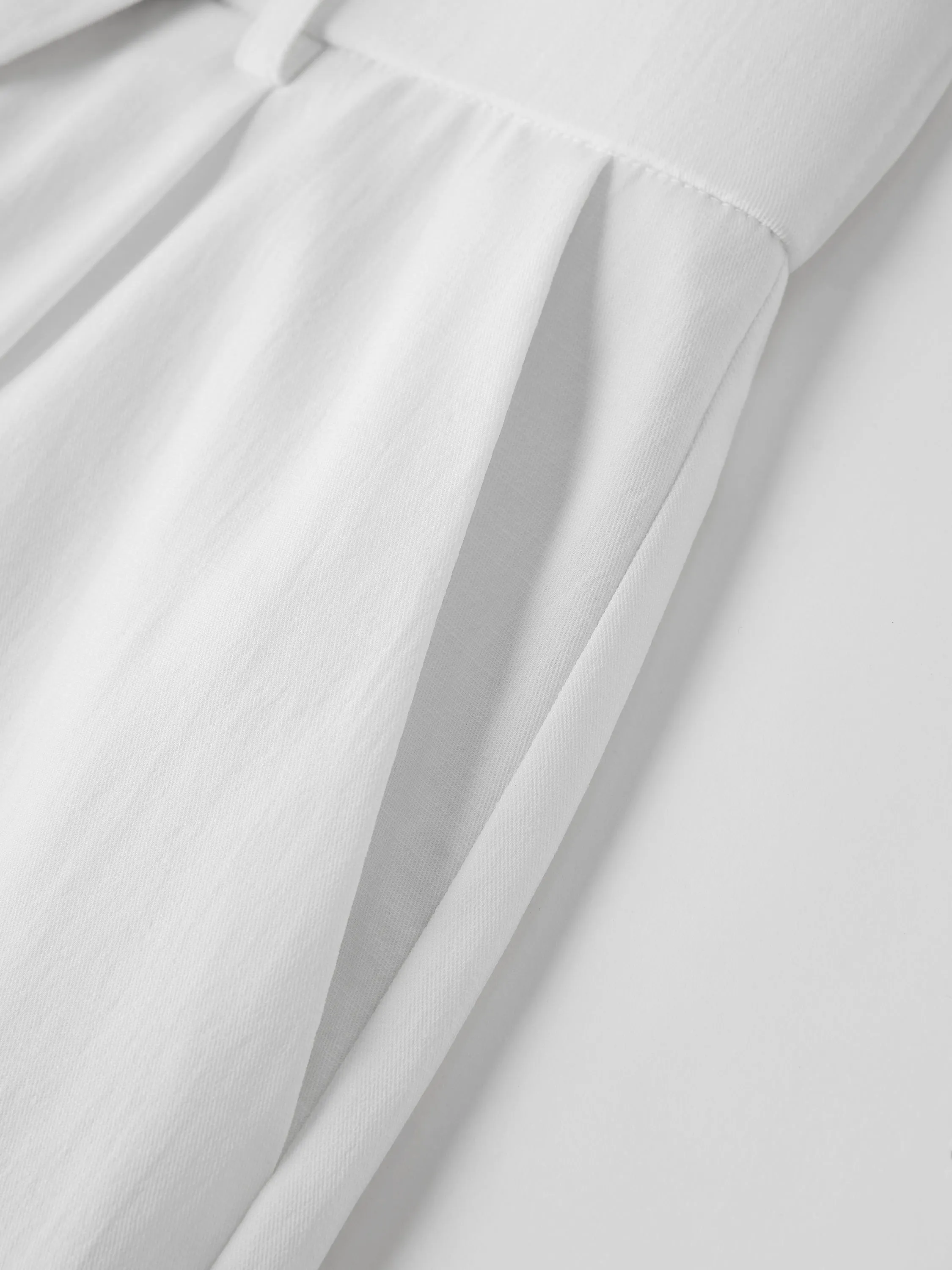 Not-See-Thru Linen-Like A-Line Shorts sold by OGLmove product image thumbnail 5