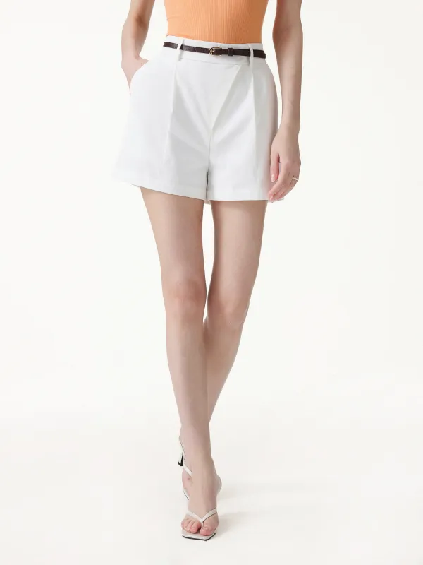 Not-See-Thru Linen-Like A-Line Shorts made by OGLmove