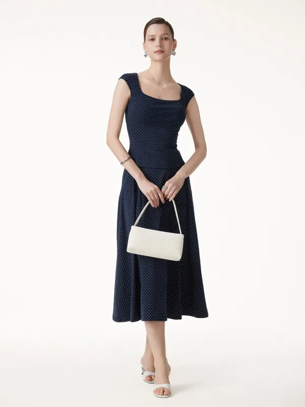 2Pcs Set Square Neck Bra Top & Midi Skirt with Pockets made by OGLmove