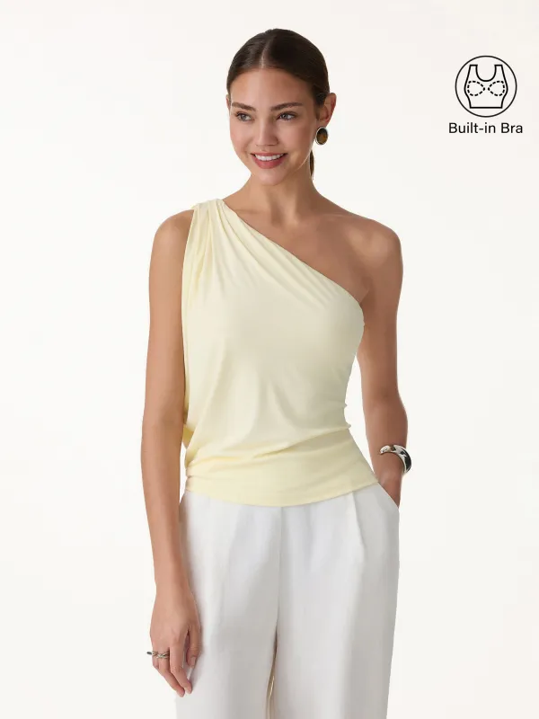 One Shoulder Cropped Bra Top made by OGLmove
