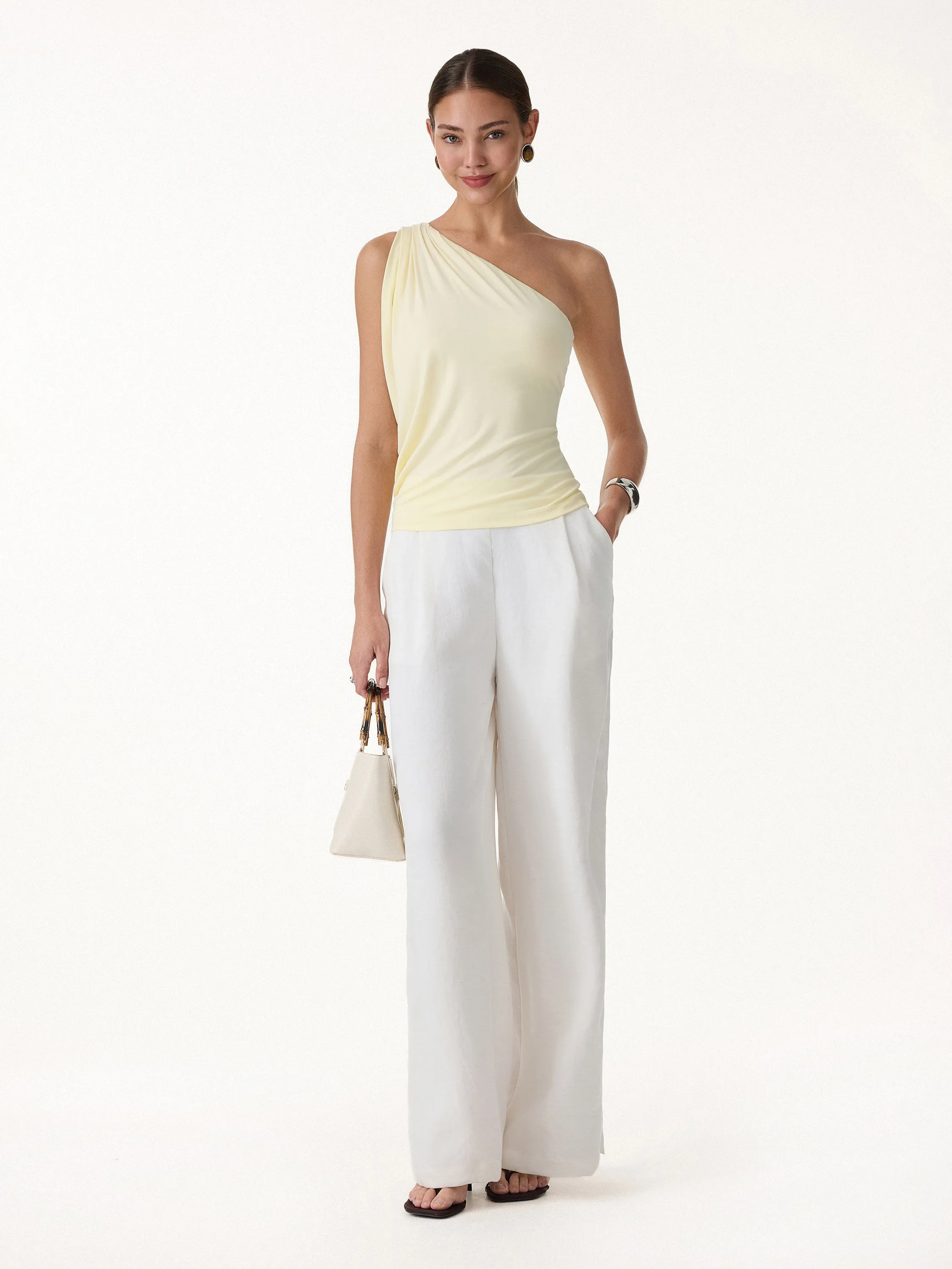 One Shoulder Cropped Bra Top sold by OGLmove product image thumbnail 4
