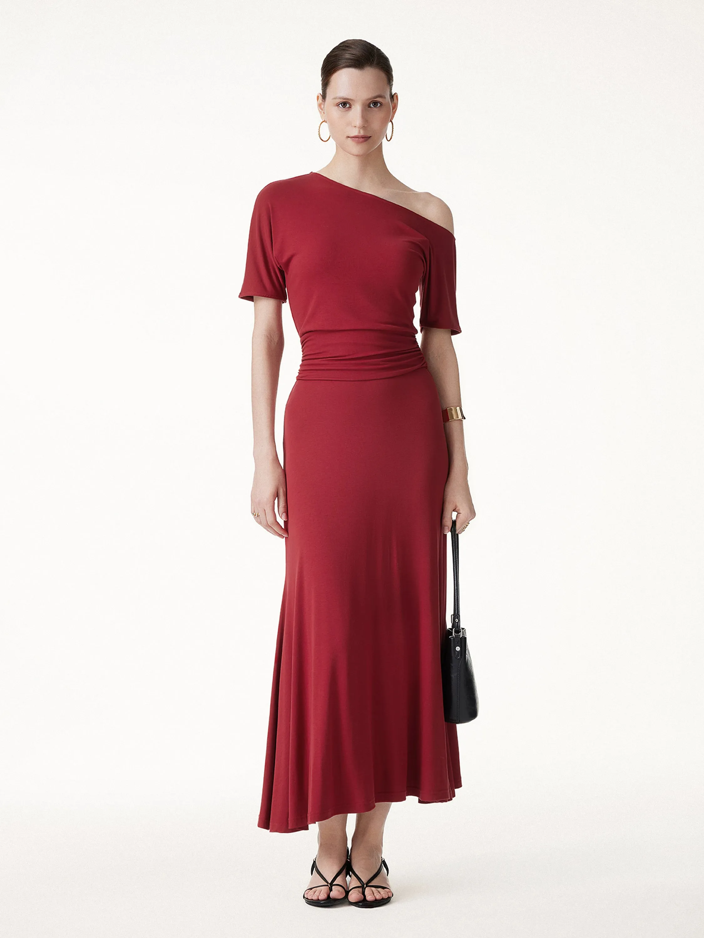 CoolTouch Flowy Maxi Flared Skirt sold by OGLmove product image thumbnail 3