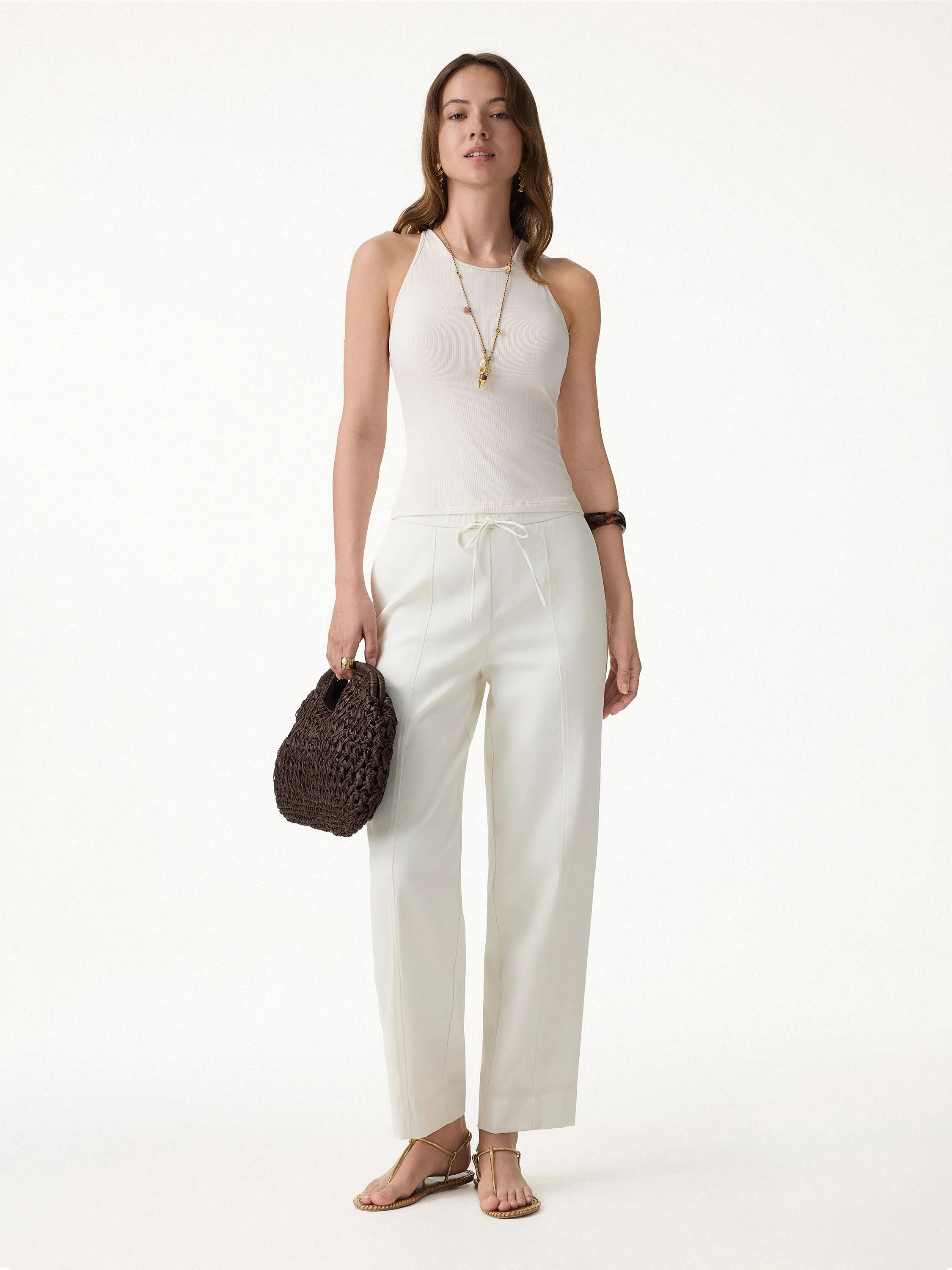 Breathable Linen-Like Summer Travel Pants sold by OGLmove product image thumbnail 4