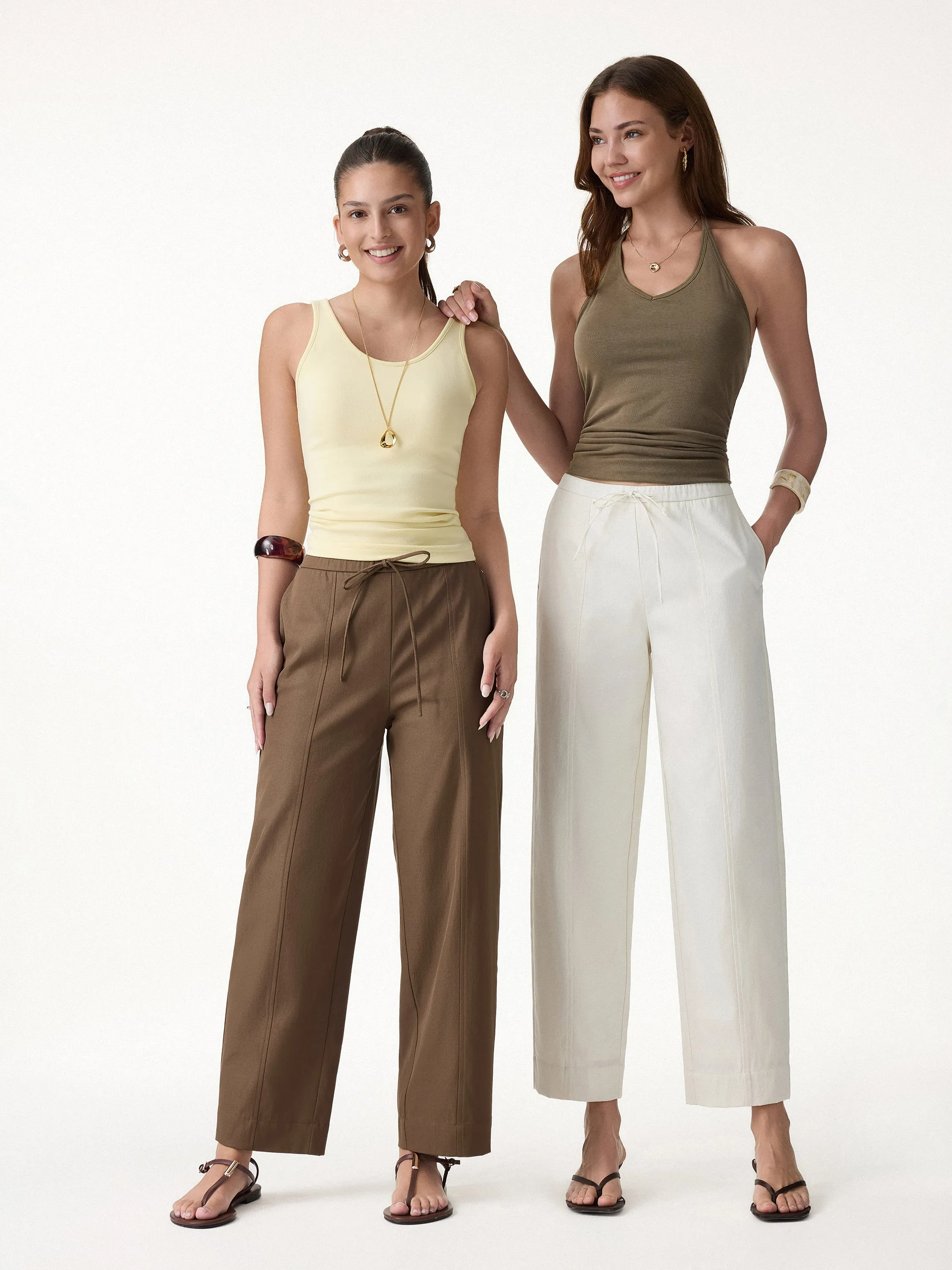 Breathable Linen-Like Summer Travel Pants sold by OGLmove product image thumbnail 2