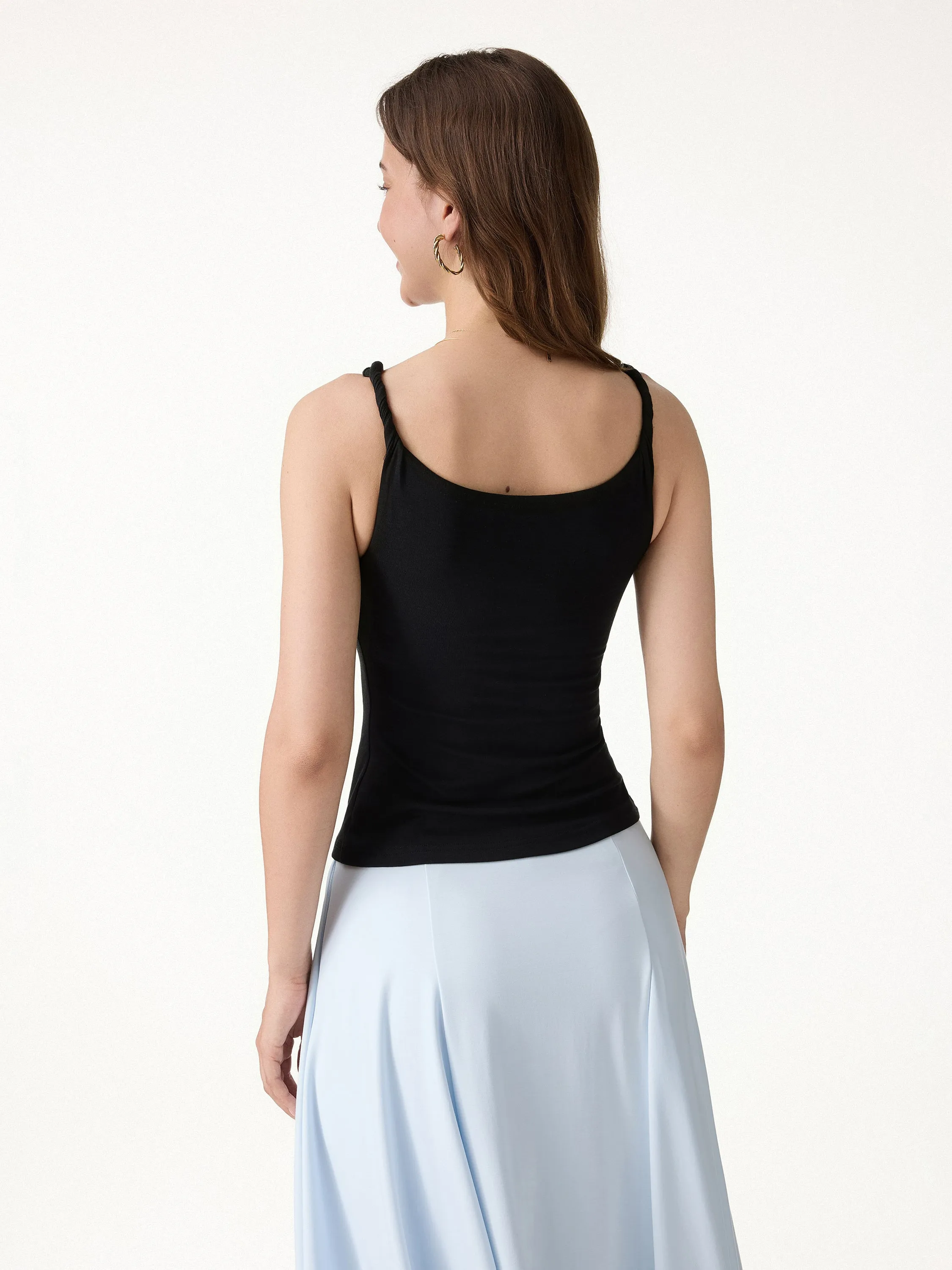 CoolTouch Twisted Strap V-Neck Bra Tank sold by OGLmove product image thumbnail 4