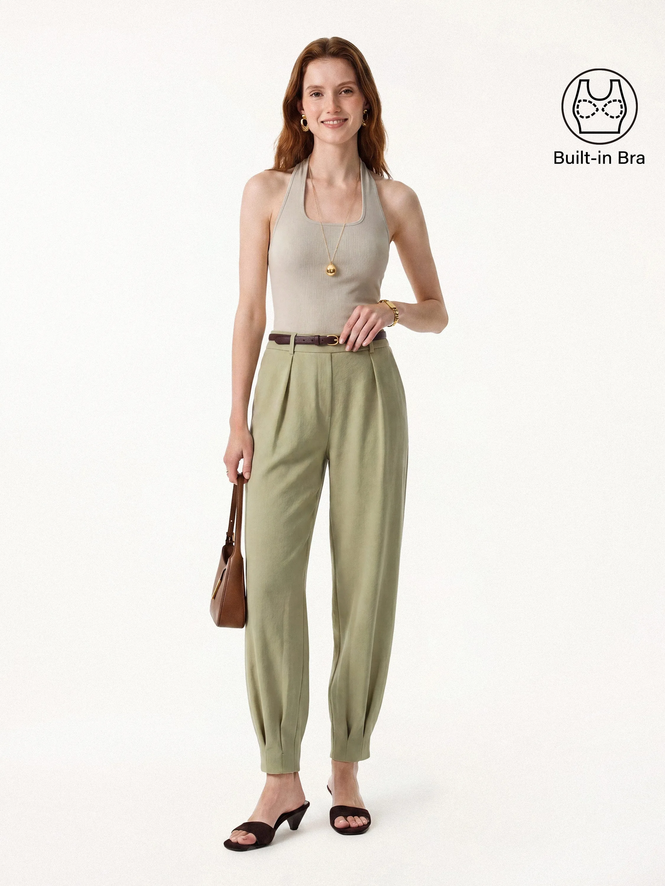 Square Halter Neck Bra Tank sold by OGLmove product image thumbnail 5
