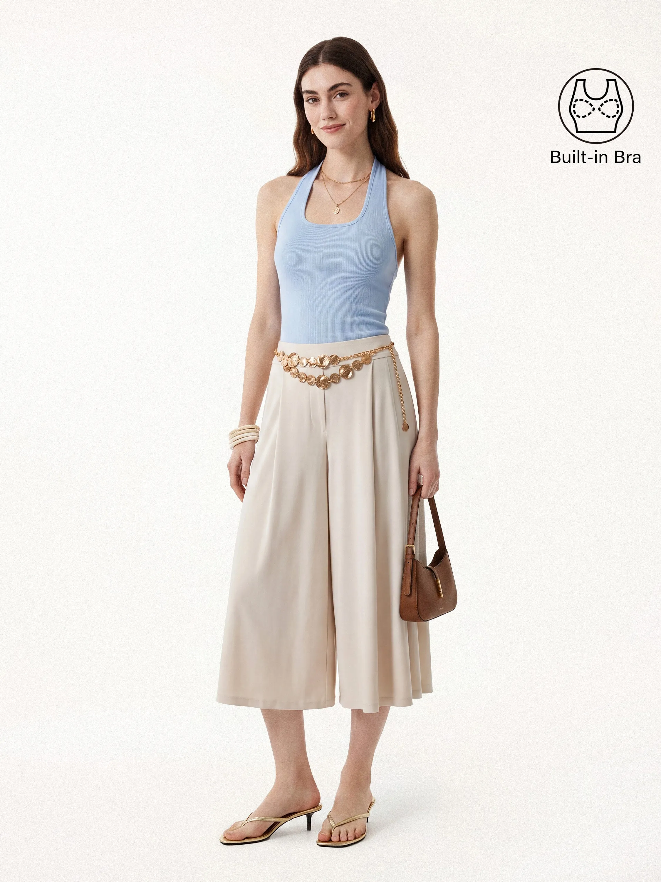 Square Halter Neck Bra Tank sold by OGLmove product image thumbnail 3