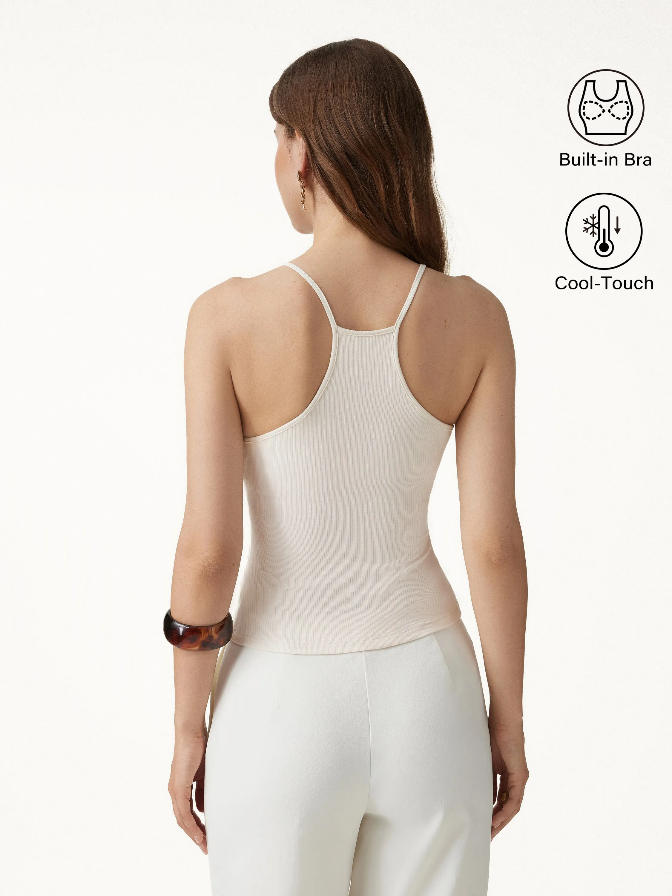 CoolTouch Ribbed Racer Back Bra Tank sold by OGLmove product image thumbnail 2
