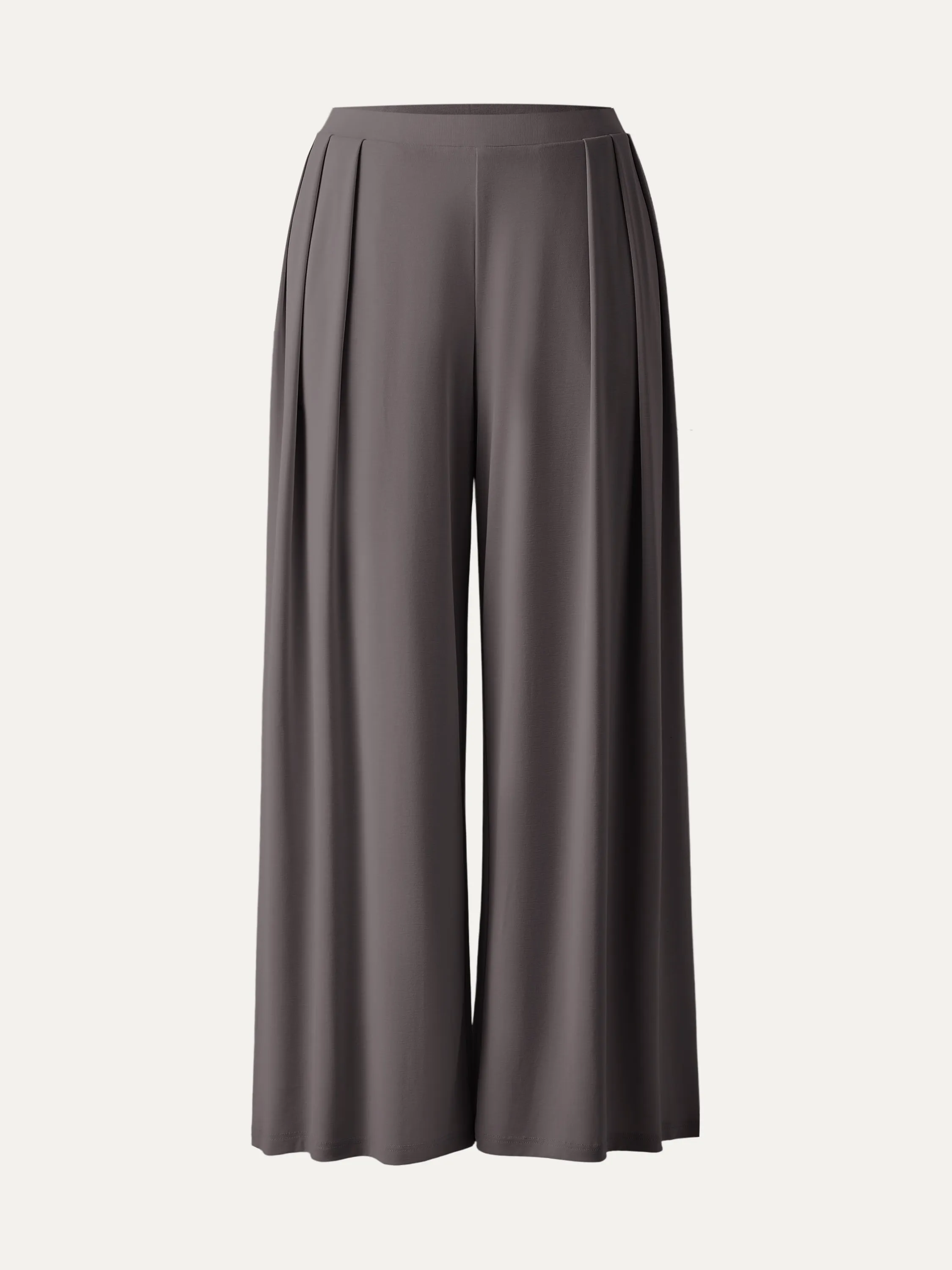 Mid Rise Pleated Wide Leg Palazzo Pants with Pockets sold by OGLmove