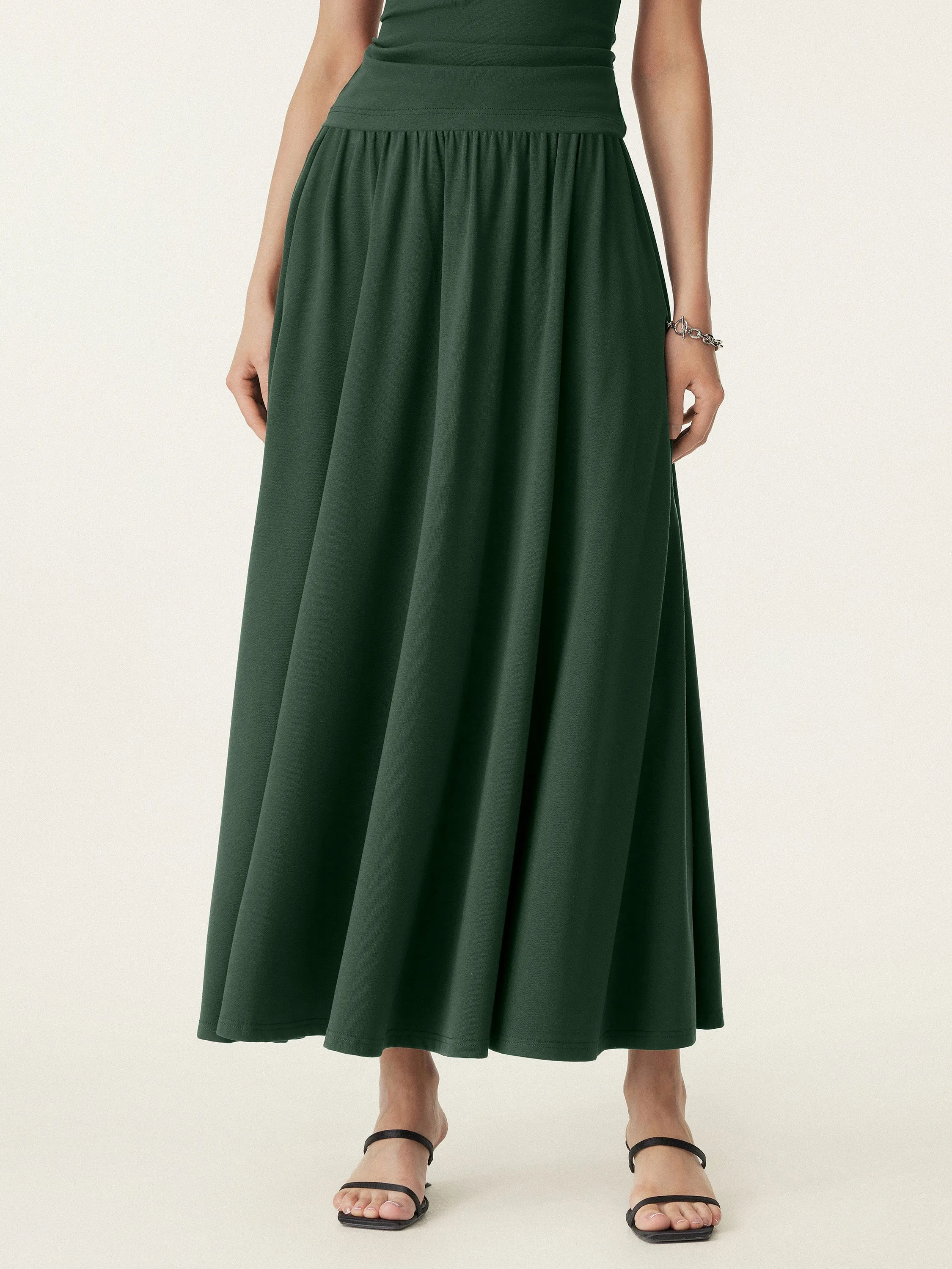 Maxi Umbrella Skirt with Pockets sold by OGLmove product image thumbnail 2