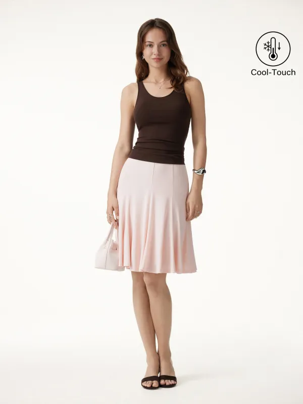 Lyocell Mermaid Hem Knee-Length Skirt made by OGLmove