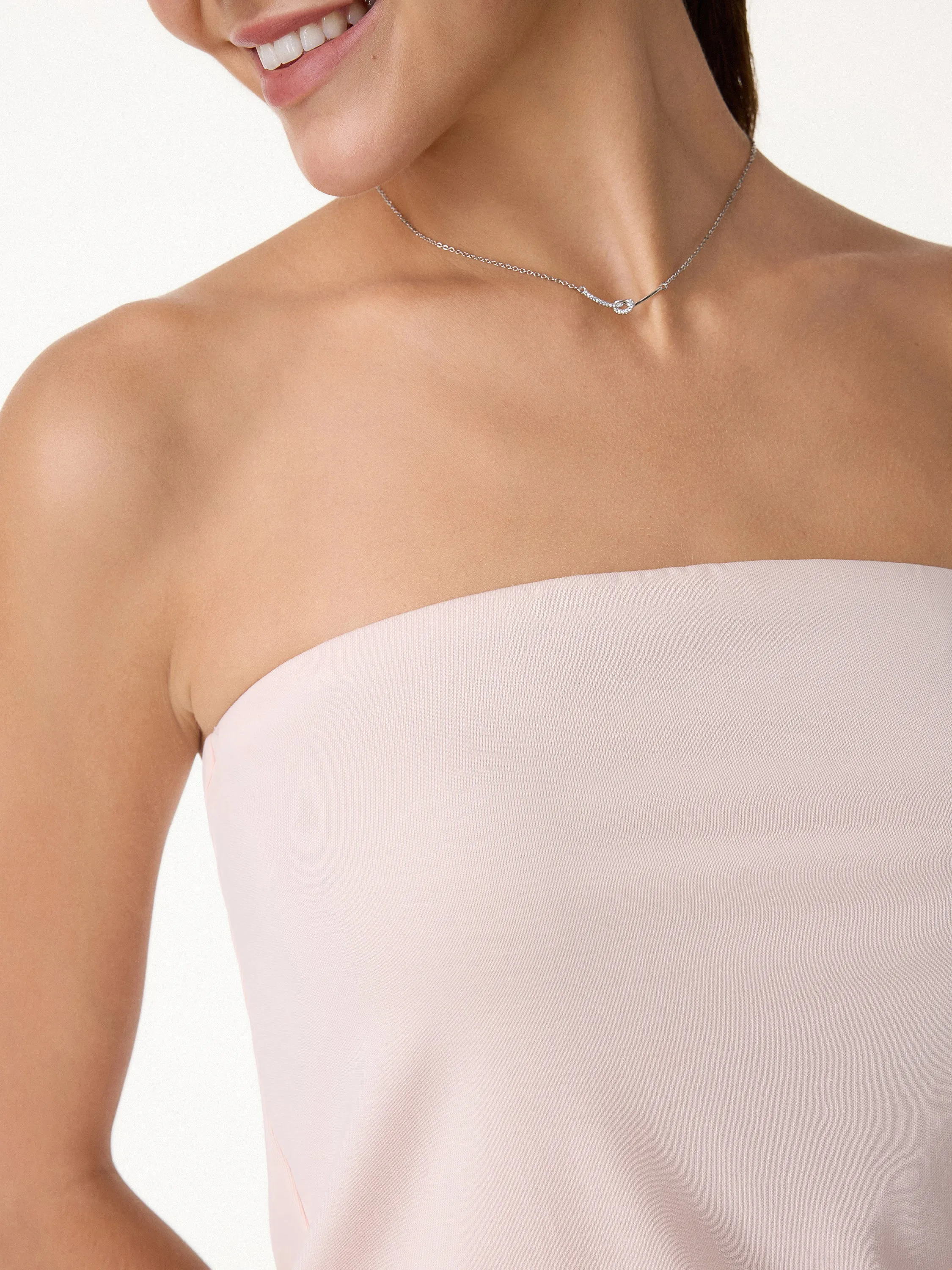 Lyocell Bandeau Banded Hem Bra Top sold by OGLmove product image thumbnail 3