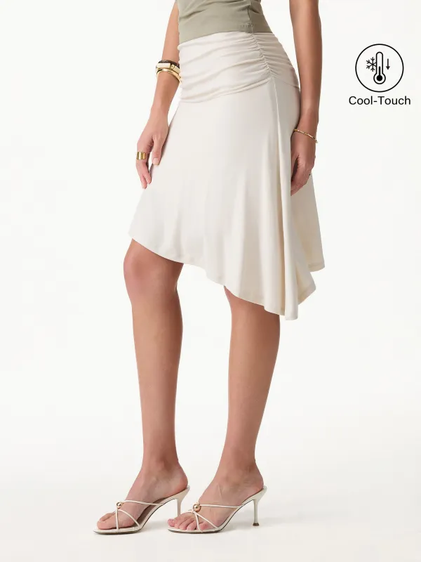 CoolTouch Asymmetrical Ruched Skirt made by OGLmove