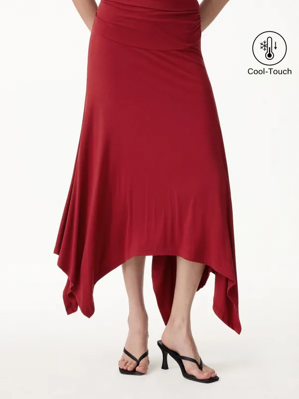 CoolTouch Handkerchief Hem Ankled Skirt made by OGLmove