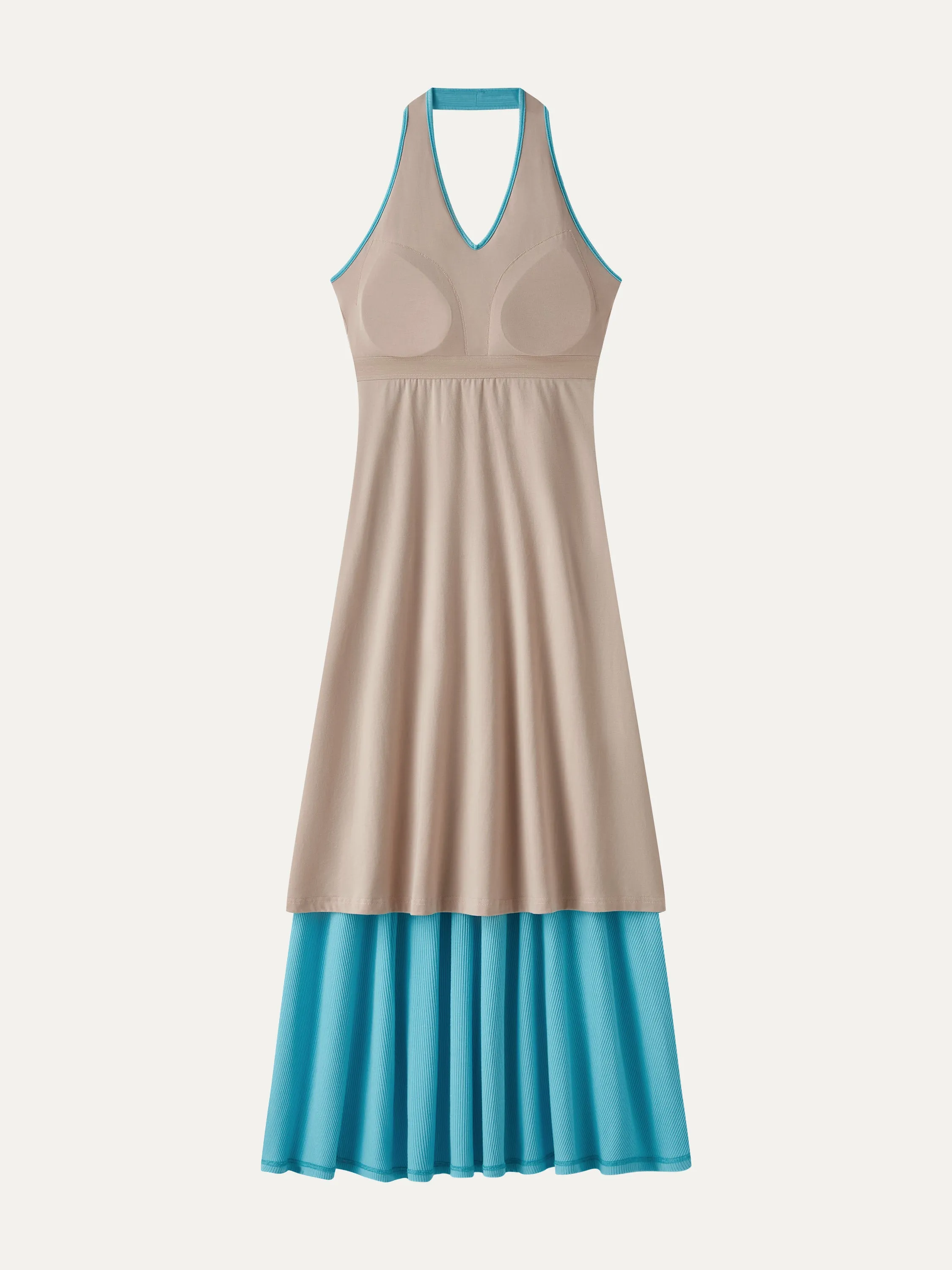 CoolTouch Halter A-Line Midi Bra Dress sold by OGLmove product image thumbnail 5