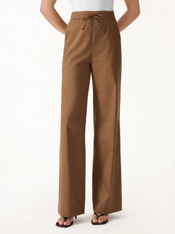 Drawstring Wide Leg Pant with Pockets made by OGLmove