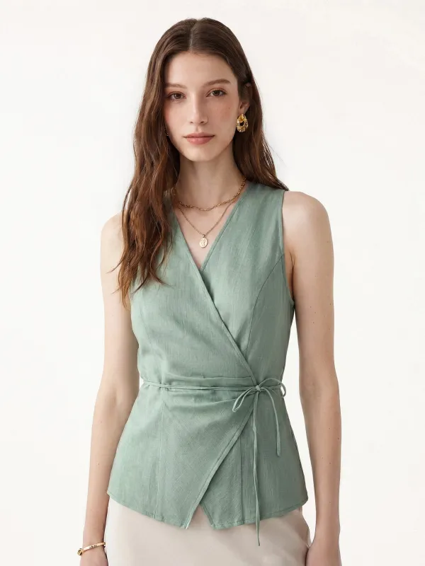Wrap Top with Self-Tie made by OGLmove