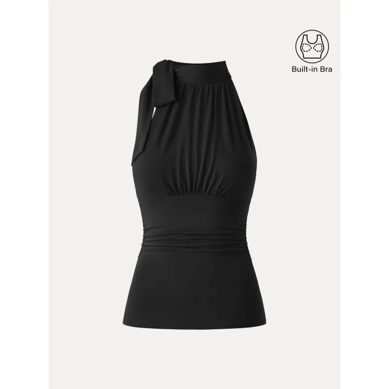 High Tie Neck New Airy Bra Tank made by OGLmove