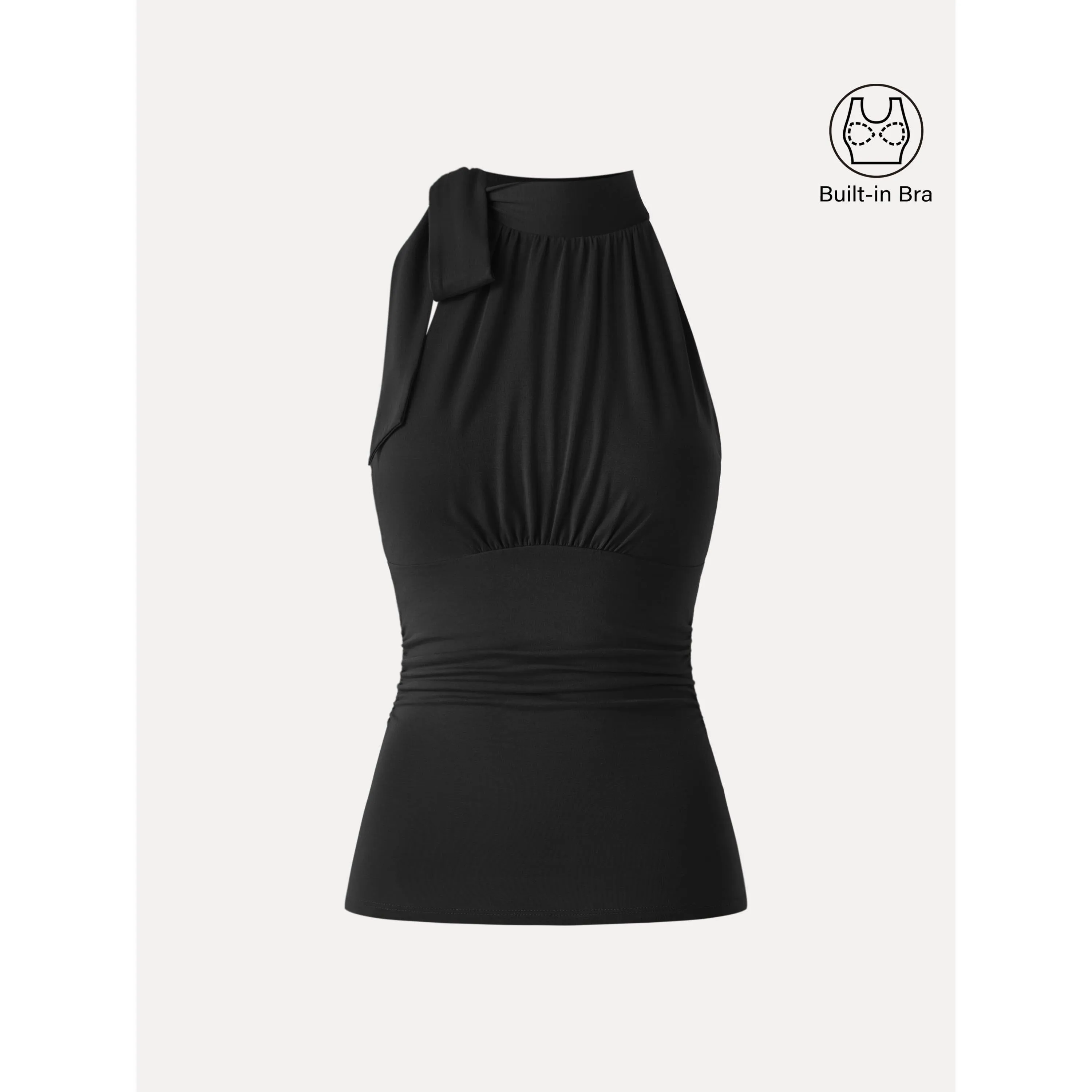 High Tie Neck New Airy Bra Tank sold by OGLmove