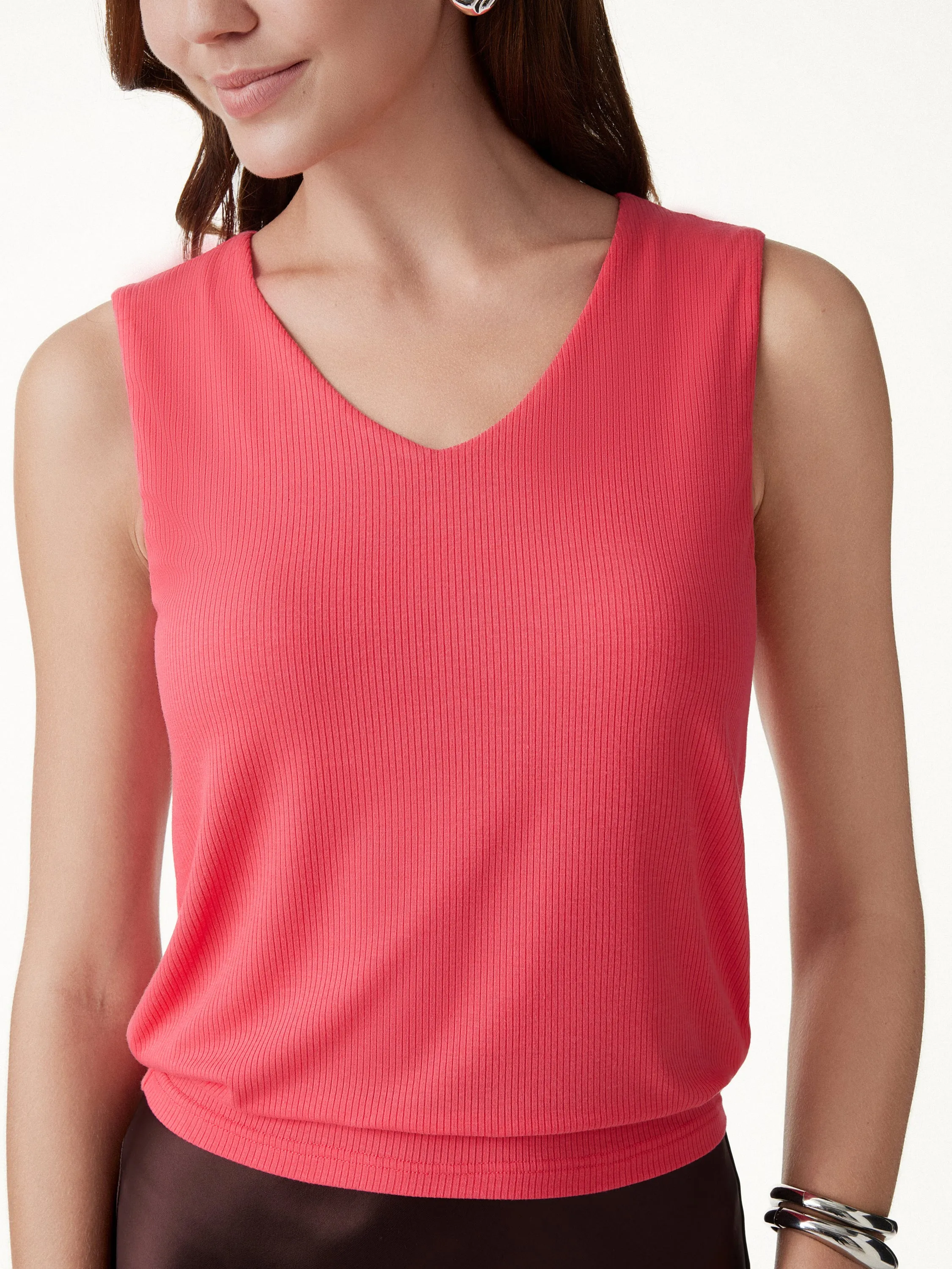 CoolTouch V-Neck Wide Shoulder Bra Tank sold by OGLmove product image thumbnail 5