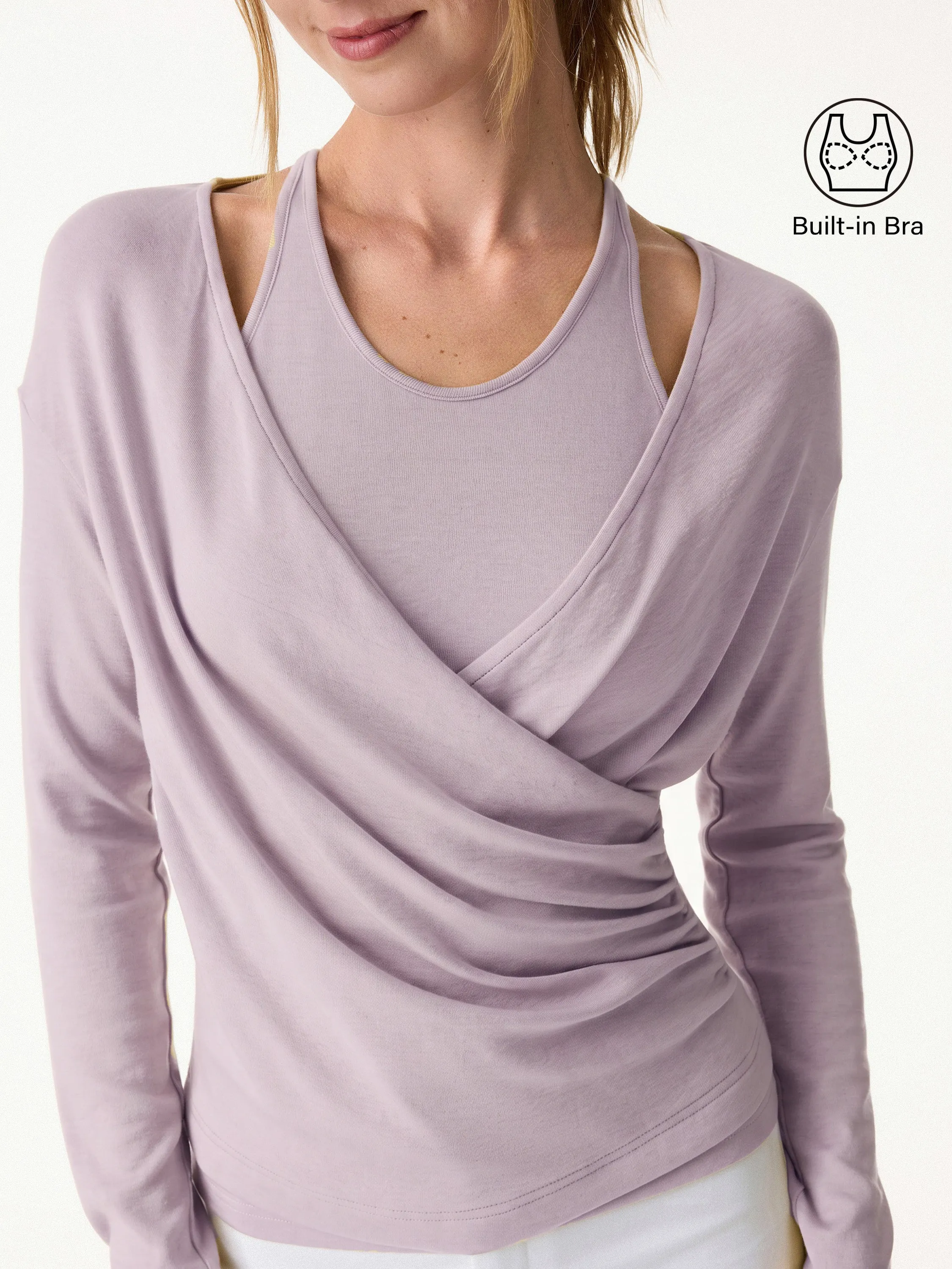 Two-Piece Set Cami with Surplice Top sold by OGLmove