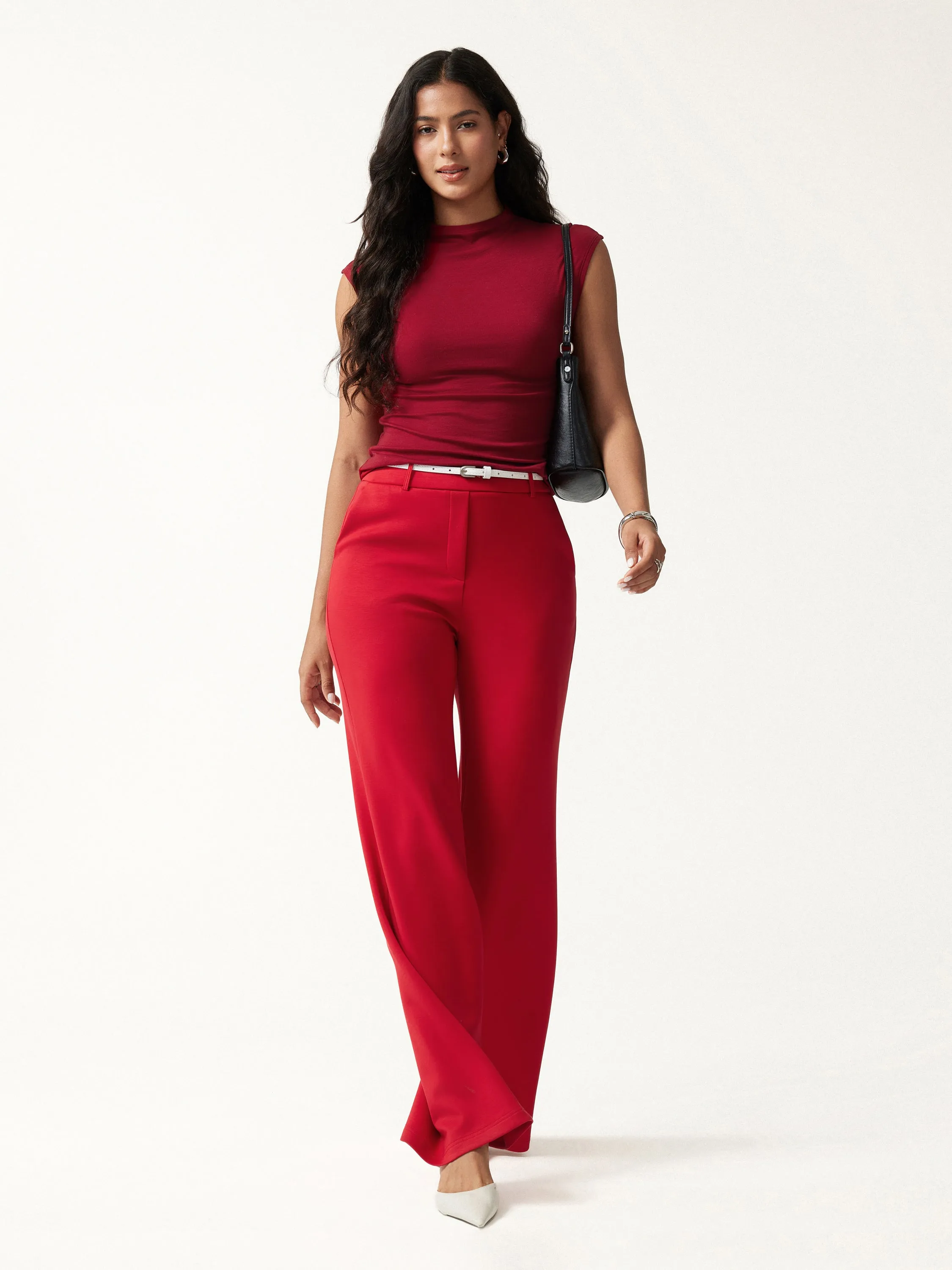 Lyocell-Wool Mock Neck Top sold by OGLmove product image thumbnail 2