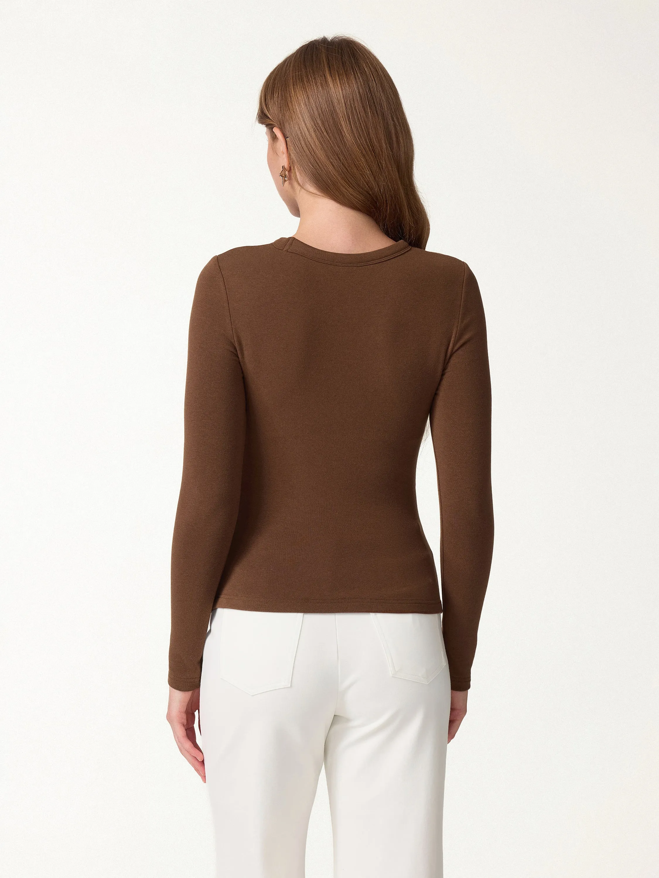 Eco-Mousse® Long Sleeve Bra Top sold by OGLmove product image thumbnail 4