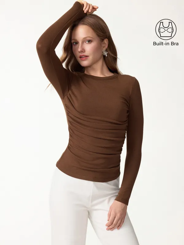 Eco-Mousse® Long Sleeve Bra Top made by OGLmove