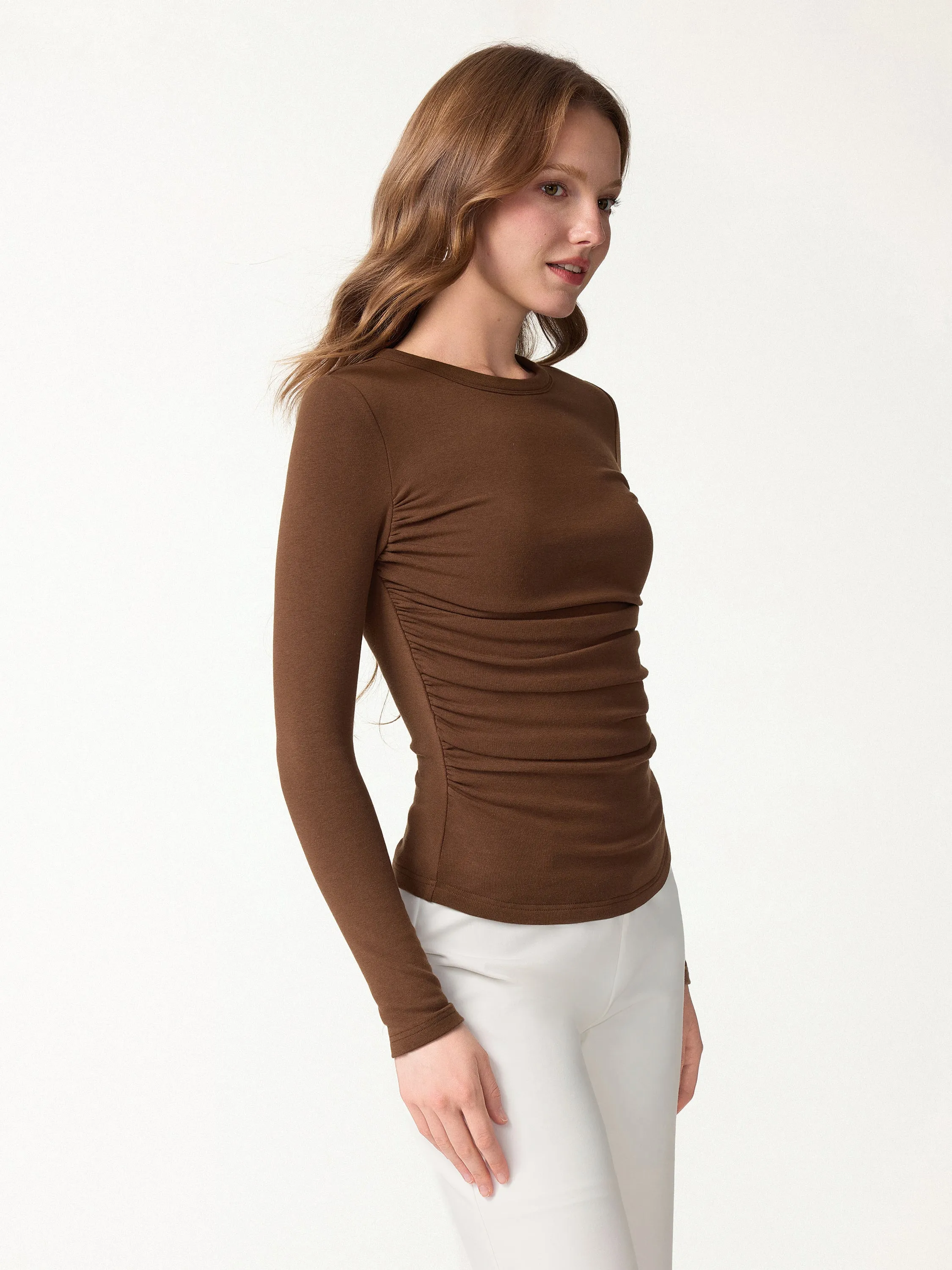 Eco-Mousse® Long Sleeve Bra Top sold by OGLmove product image thumbnail 3