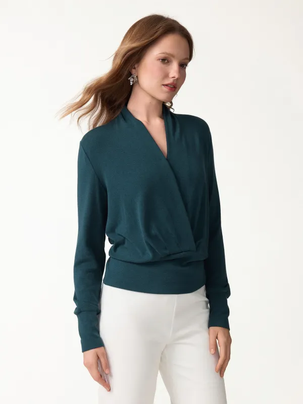 Eco-Mousse® Long Sleeve Banded Hem Top made by OGLmove