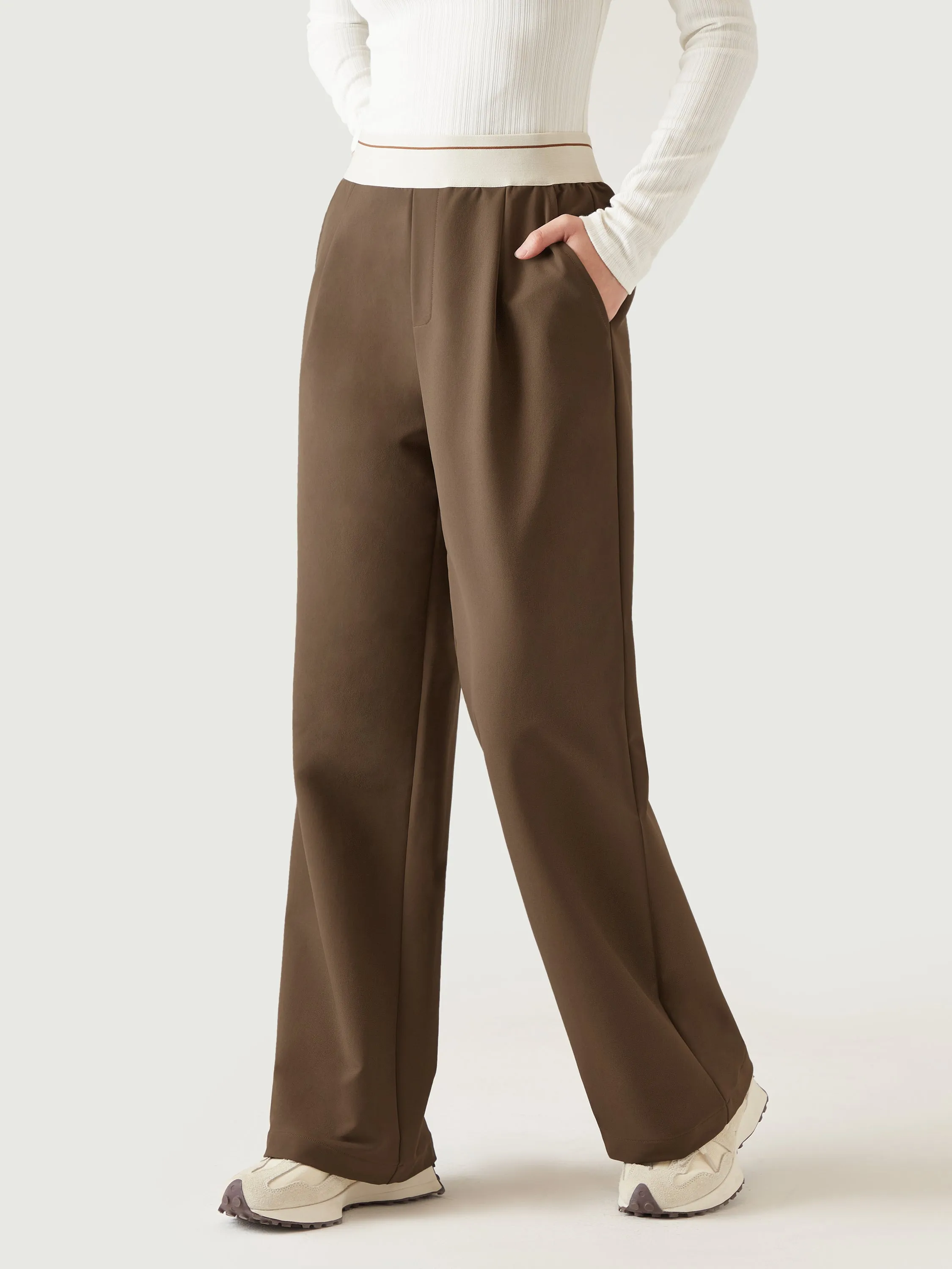 Waterproof Lightweight Elastic-Band Straight Leg Pant sold by ogl move product image thumbnail 2