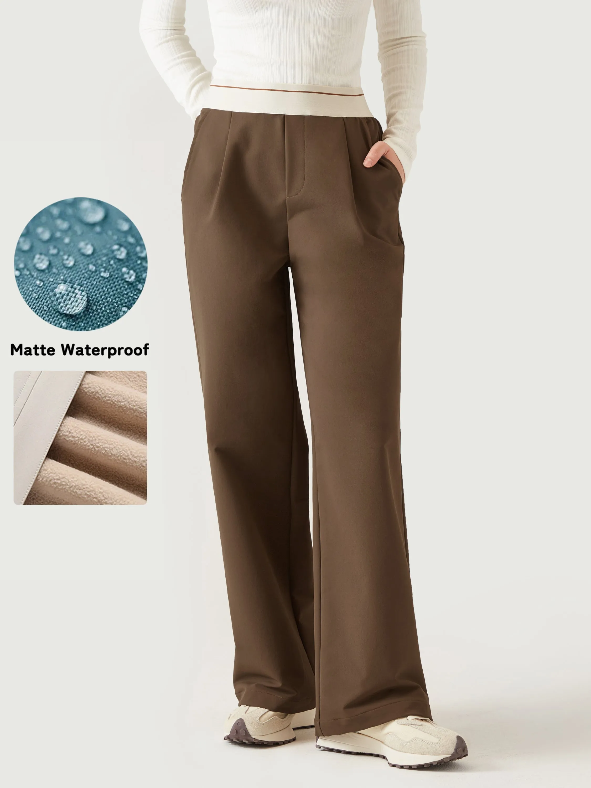 Waterproof Lightweight Elastic-Band Straight Leg Pant sold by ogl move product image thumbnail 3