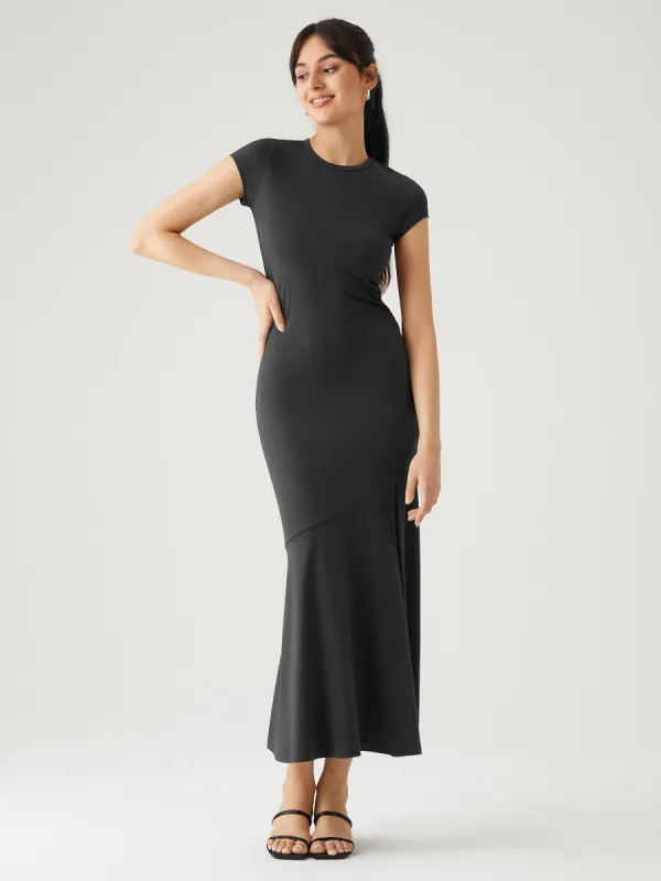 Cap Sleeve Maxi Dress sold by ogl move