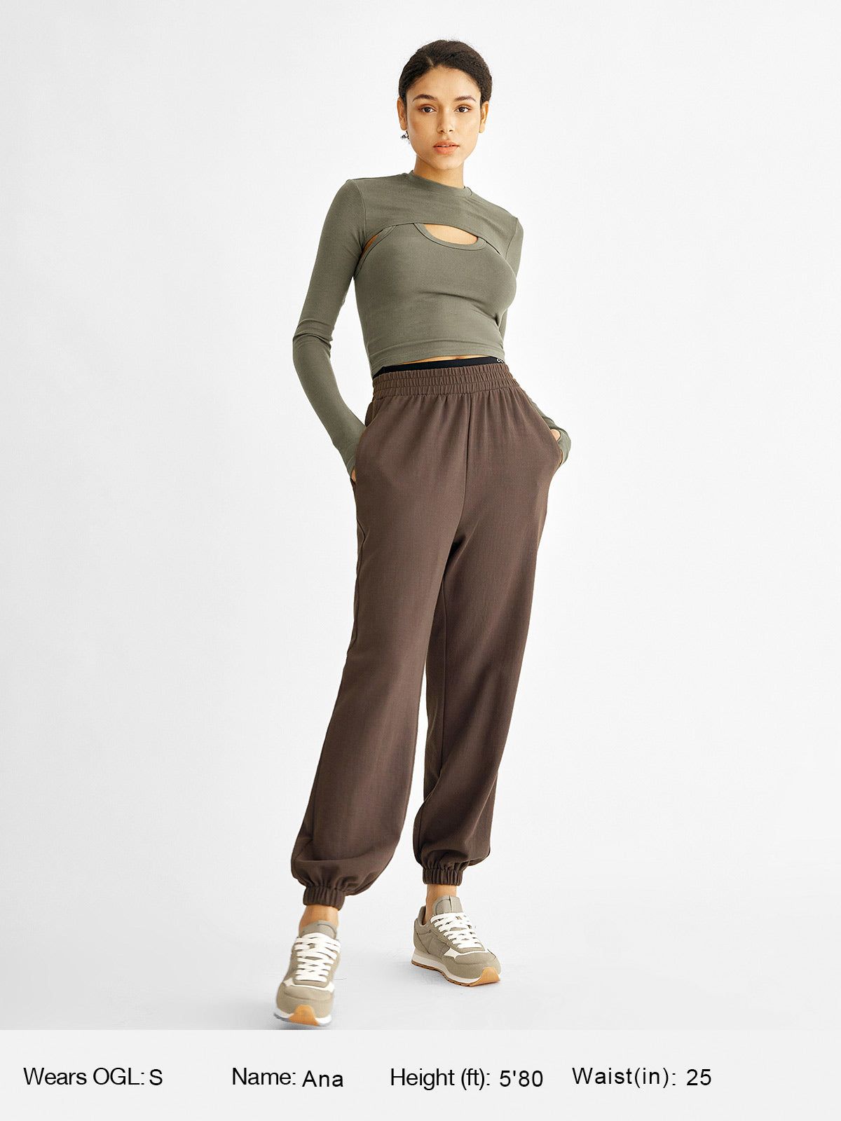 Double Waistband Sweatpants 2Pcs Set sold by ogl move product image thumbnail 9