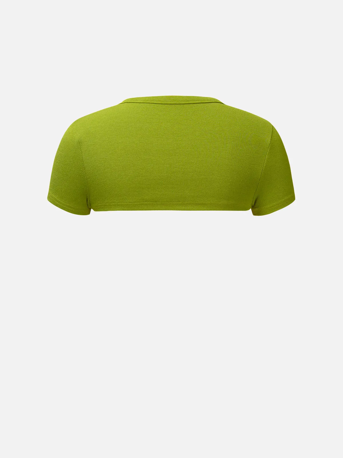 Plantive™ Crew-Neck Short Sleeve Shrug sold by ogl move product image thumbnail 5