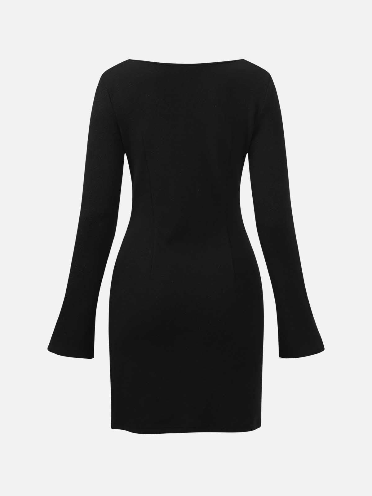 Beaded V-Neck Long Sleeve Mini dress sold by ogl move product image thumbnail 8