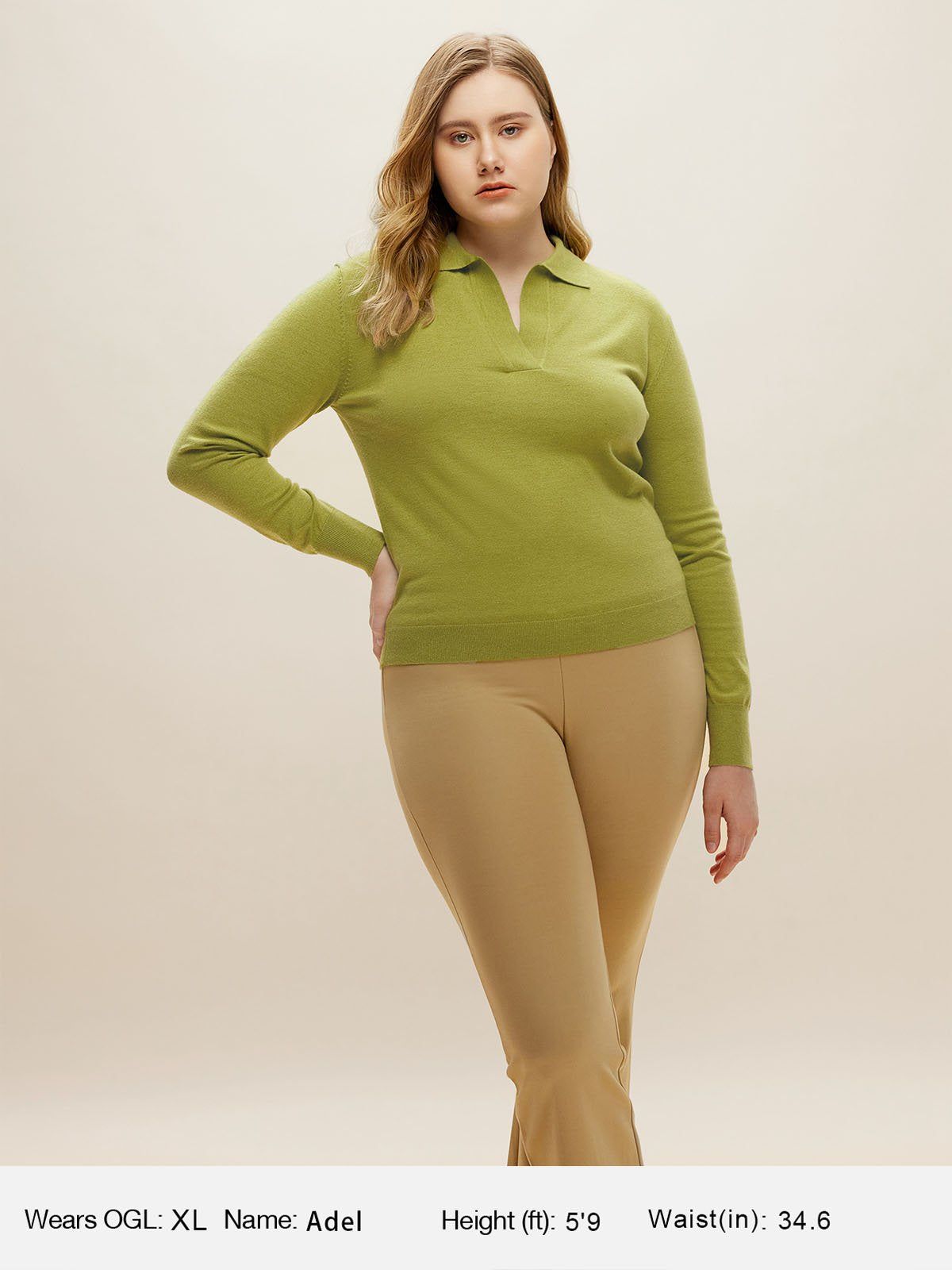 Wool Knit Sweater Polo Shirt sold by ogl move product image thumbnail 3