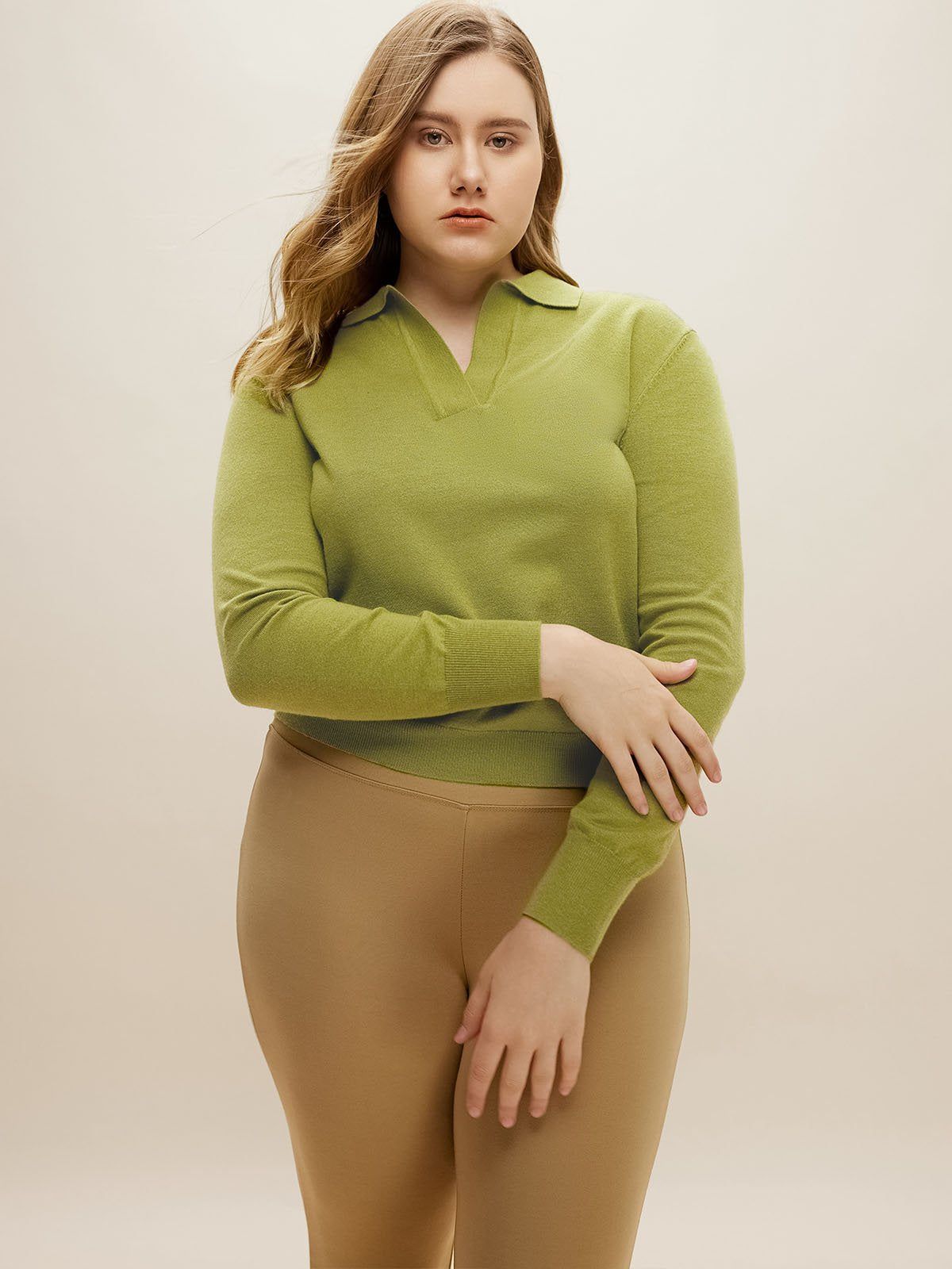 Wool Knit Sweater Polo Shirt sold by ogl move product image thumbnail 2