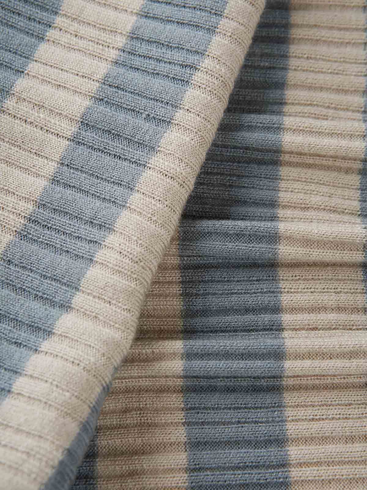 Striped Mock-neck Wool Sweater sold by ogl move product image thumbnail 4