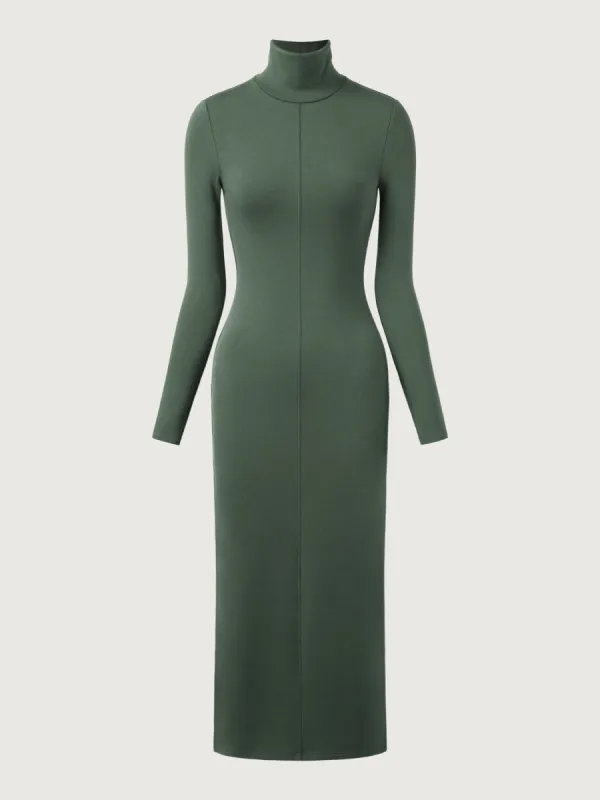 Turtleneck Midi Dress sold by ogl move