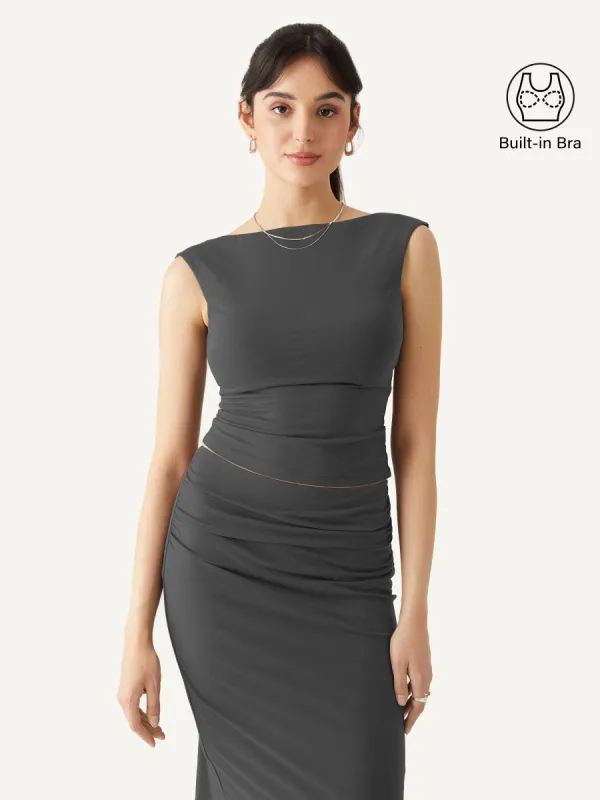 Cotton Jersey Open Back Brami Tank sold by ogl move