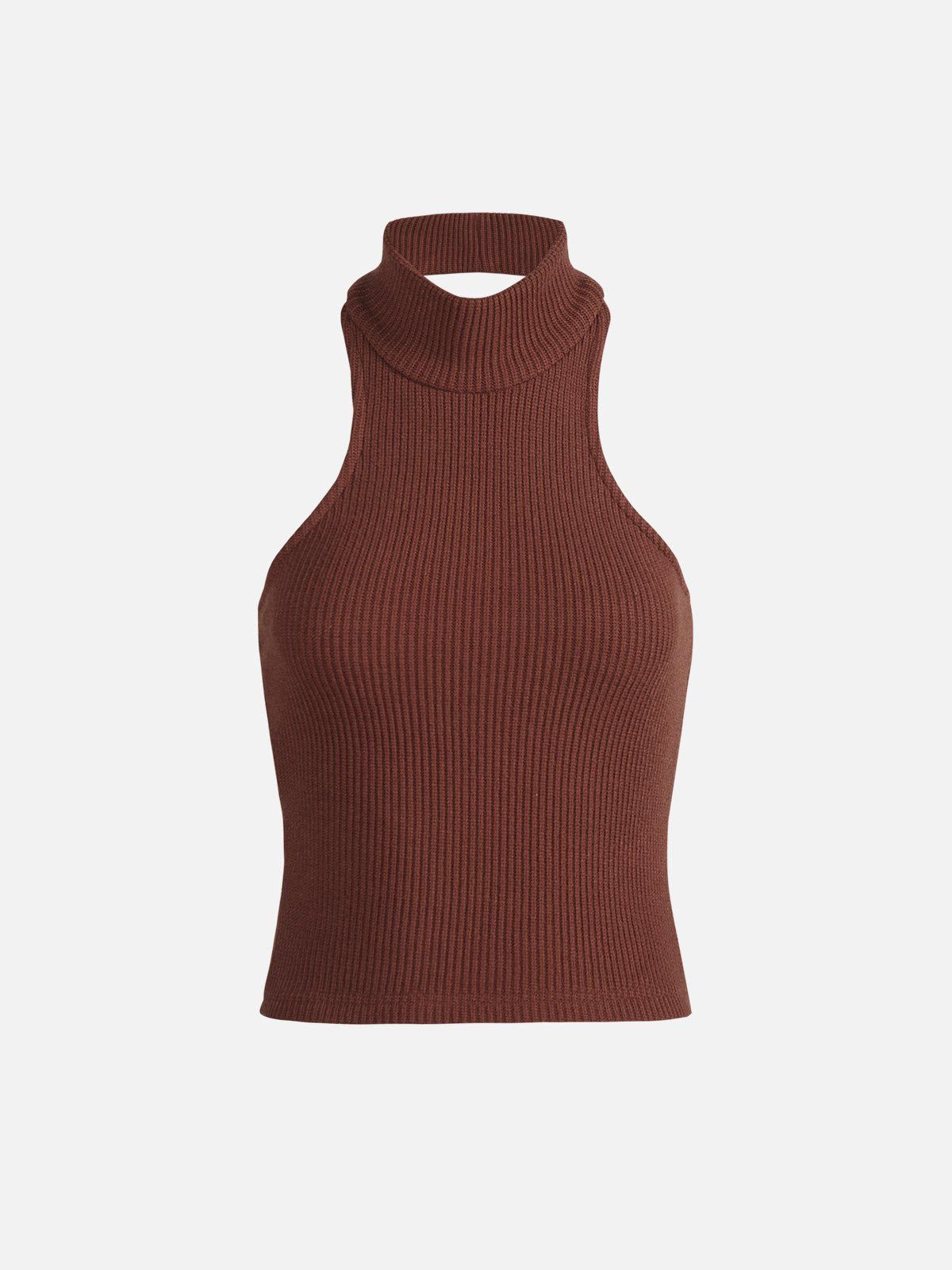 Sculpt Knit Mockneck Tank TOP sold by ogl move