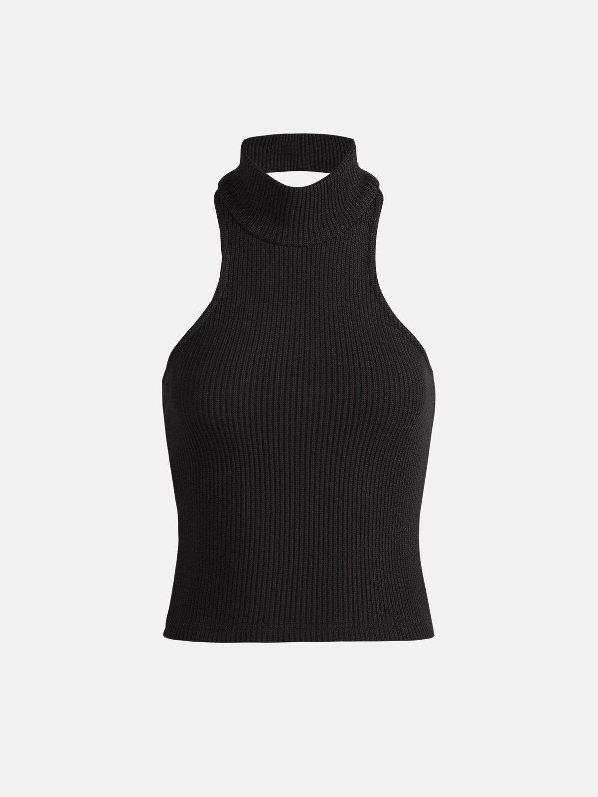 Sculpt Knit Mockneck Tank TOP sold by ogl move product image thumbnail 4