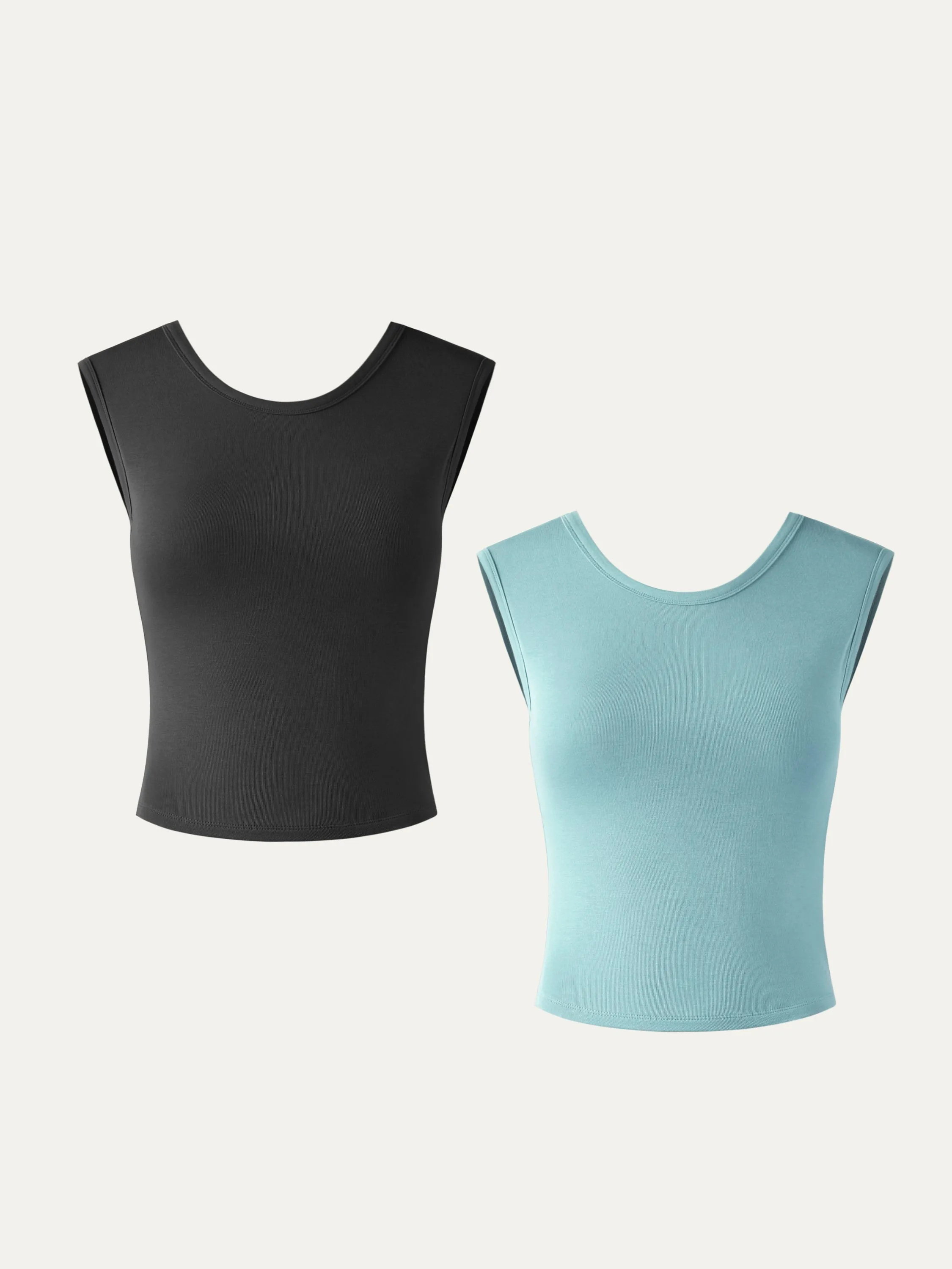 Eco-SkinKiss® Low-Back Brami Tank 2Pcs Set sold by ogl move product image thumbnail 4