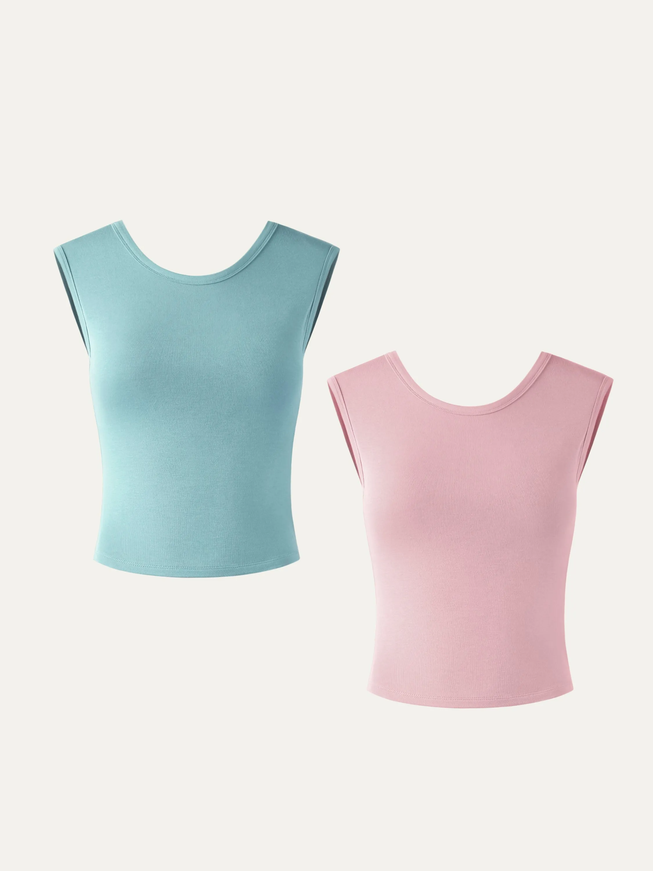 Eco-SkinKiss® Low-Back Brami Tank 2Pcs Set sold by ogl move product image thumbnail 5