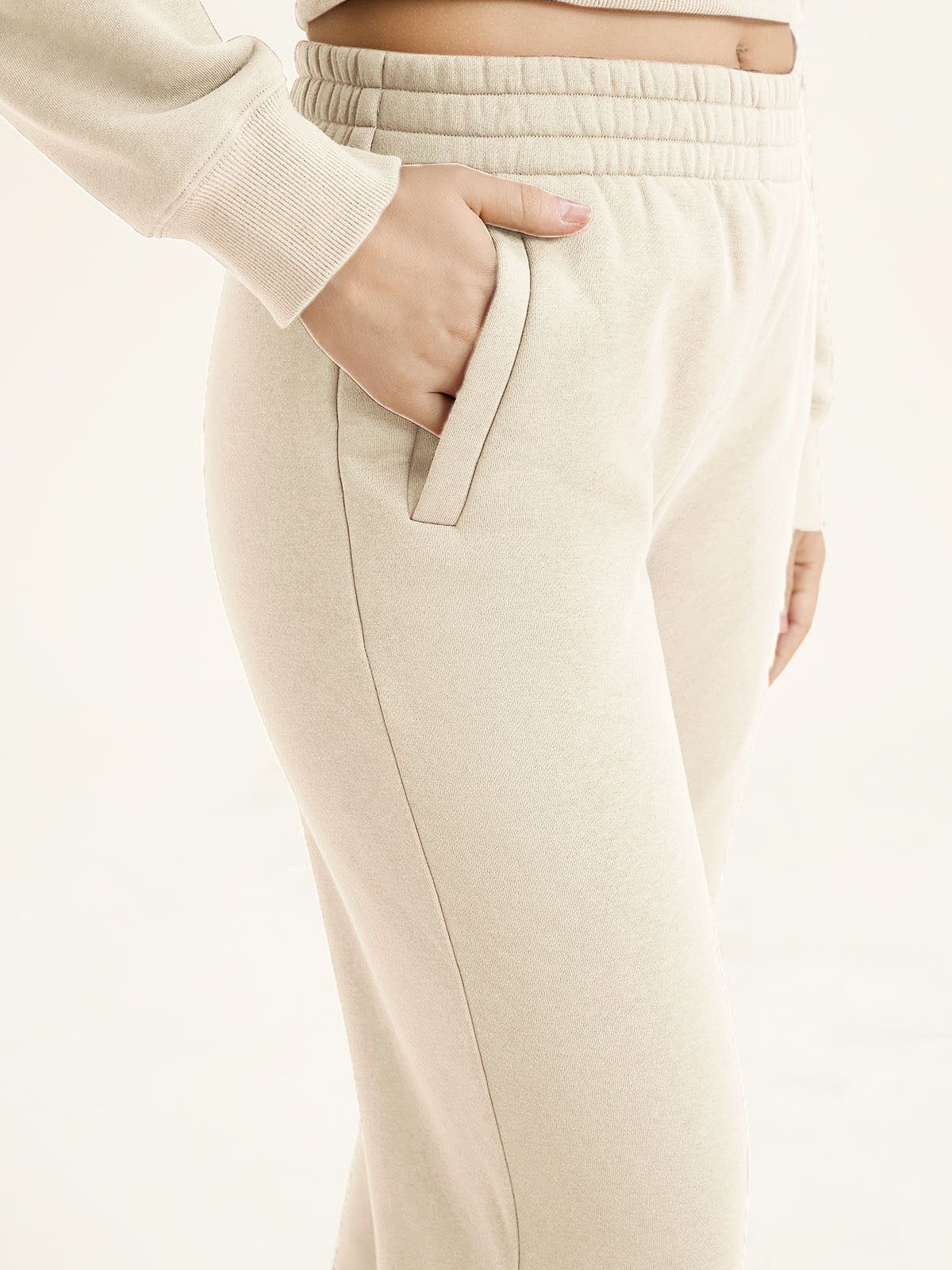 Ultrasoft Fleece Split-Hem High-Rise Pant sold by ogl move product image thumbnail 4