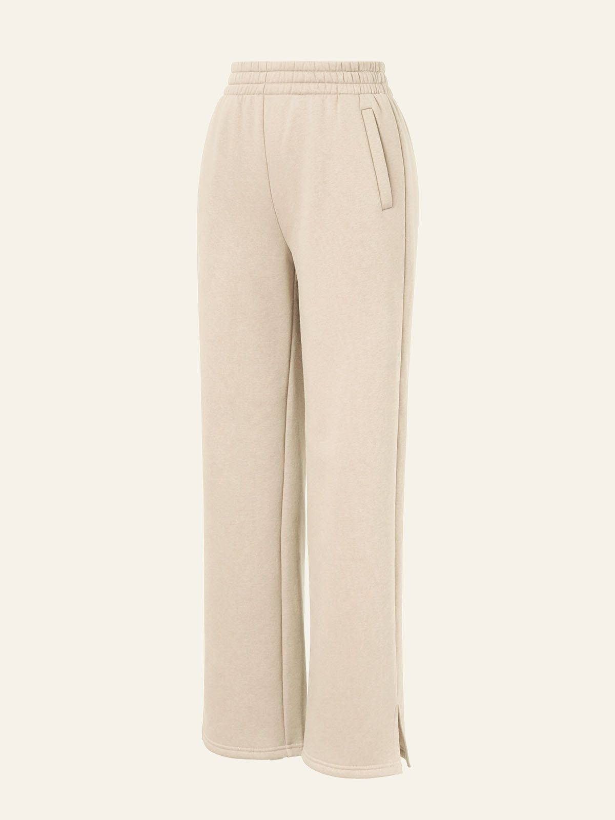 Ultrasoft Fleece Split-Hem High-Rise Pant sold by ogl move product image thumbnail 5